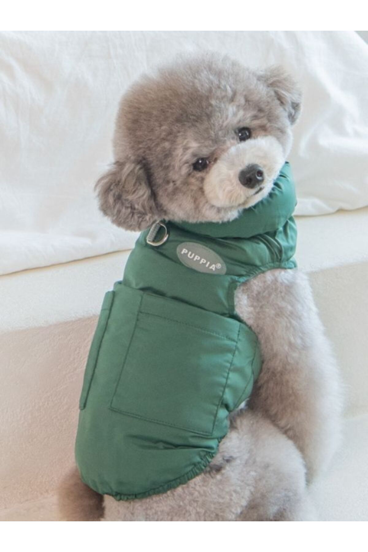 جلیقه پافر سگ پوپیا Puppia Puffer Vest Jumper، سبز، مدل PAWD-JM1980