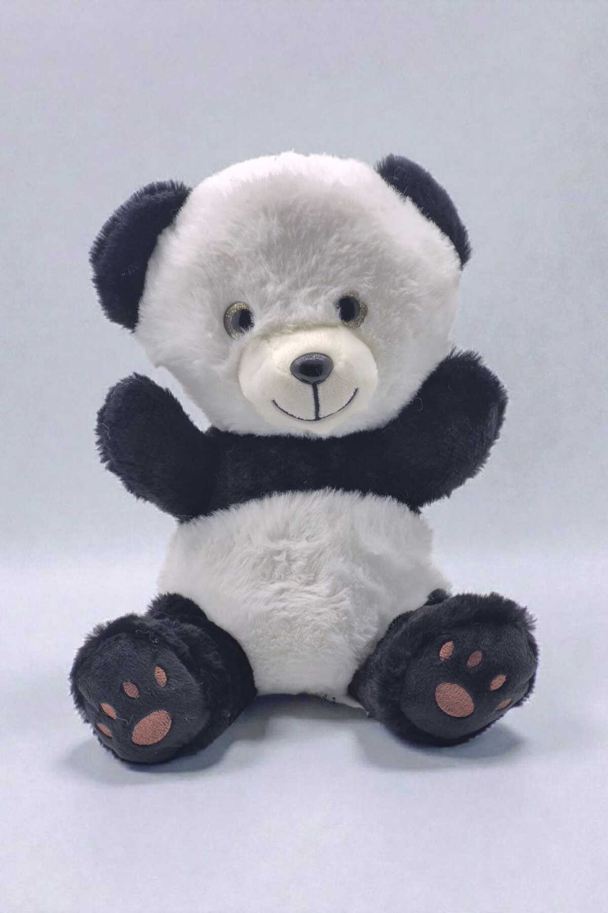 اسباب بازی های پشمی PANDA مخمل دار نشسته زیبا – بافت نرم 30 سانتی متر Fidan oyuncak