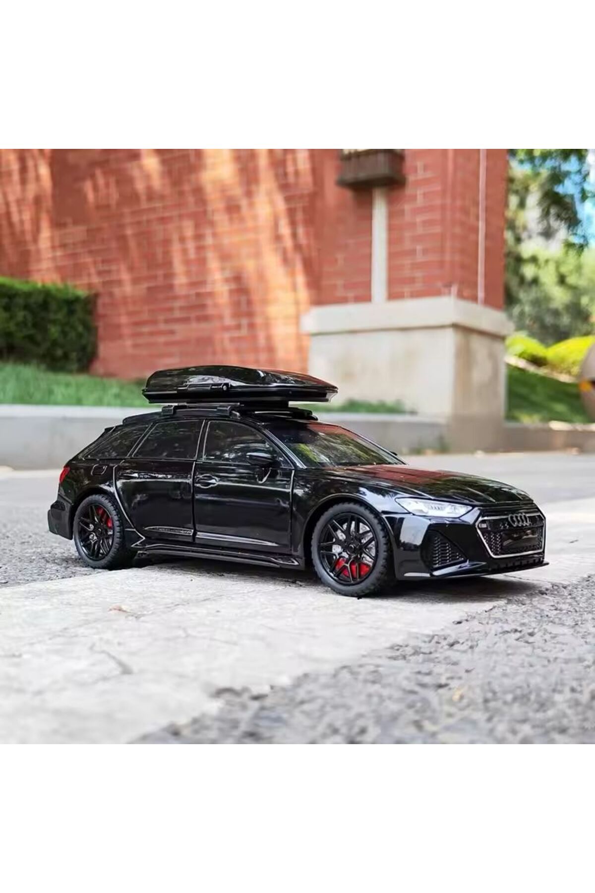مدل خودرو AUDI RS6 CAR STATION WAGON 1:24 DIECAST METAL MODEL مشکی COLLECTION اورجینال scntoys