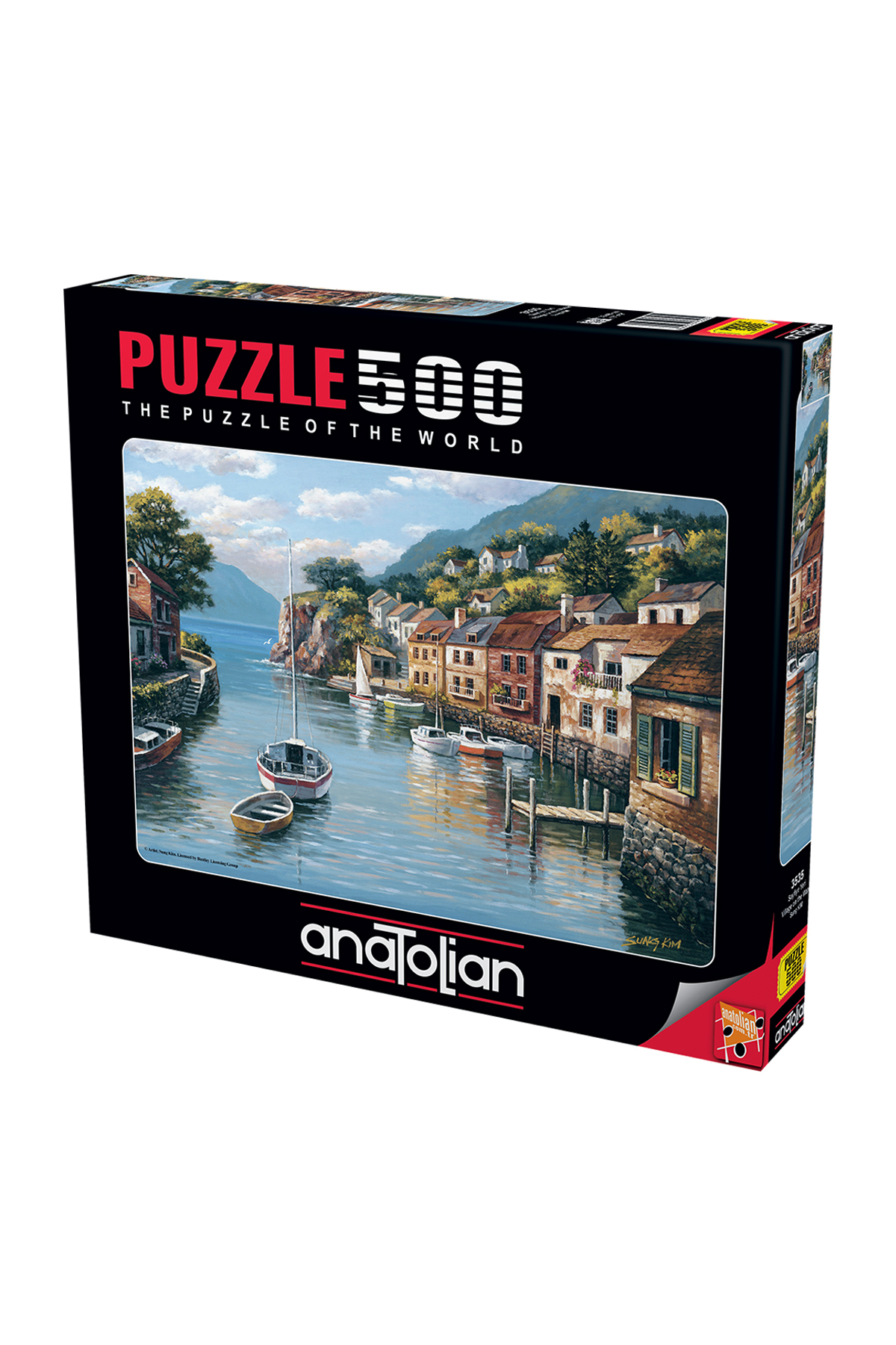 پازل اره منبت کاری مویی 500 تکه RESORT 3535 از ترکیه Anatolian Puzzle