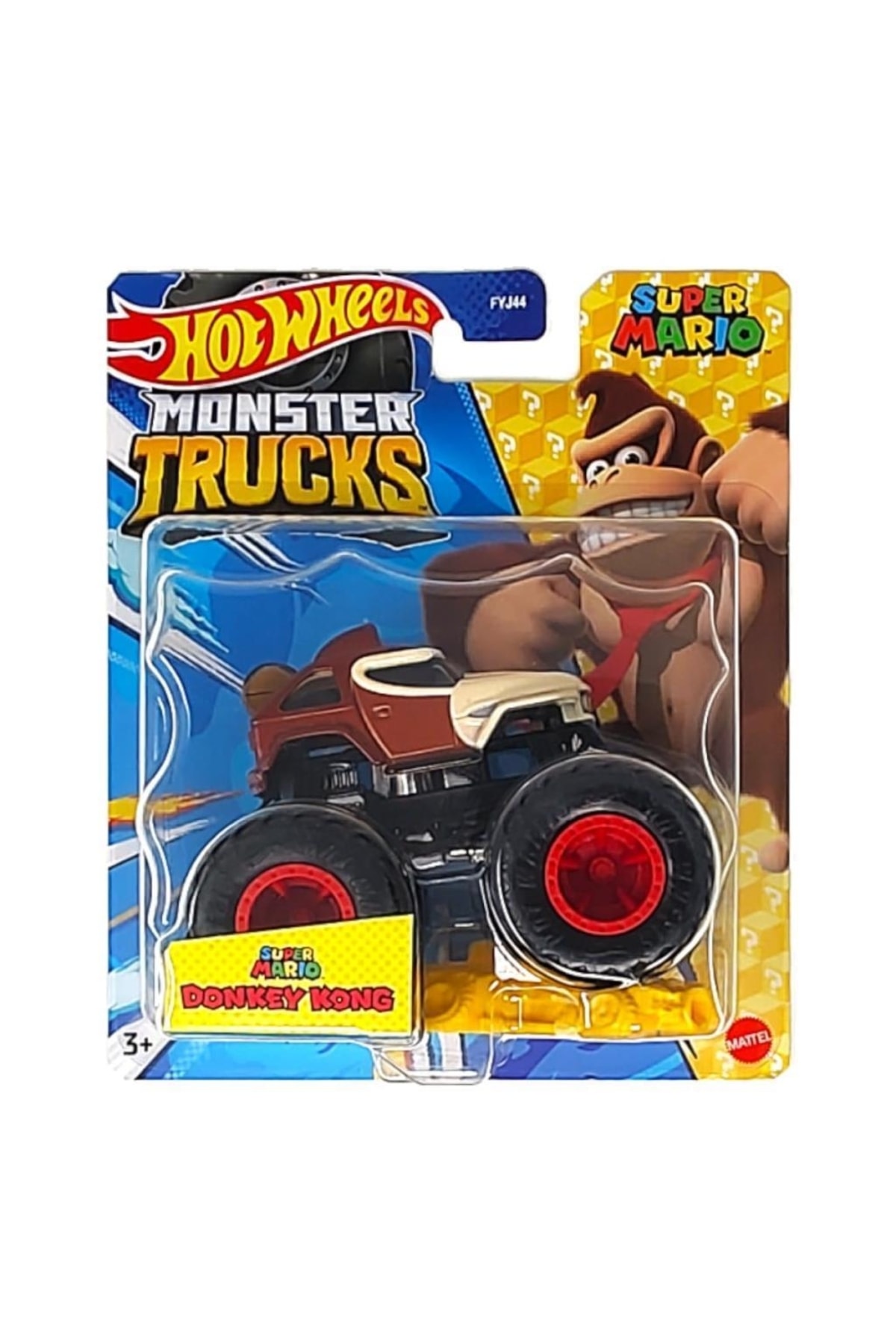 ماشین اسباب بازی FYJ44 MONSTER TRUCKS 1:64 CAR SUPER MARIO DONKEY KONG HNW32 HOT WHEELS