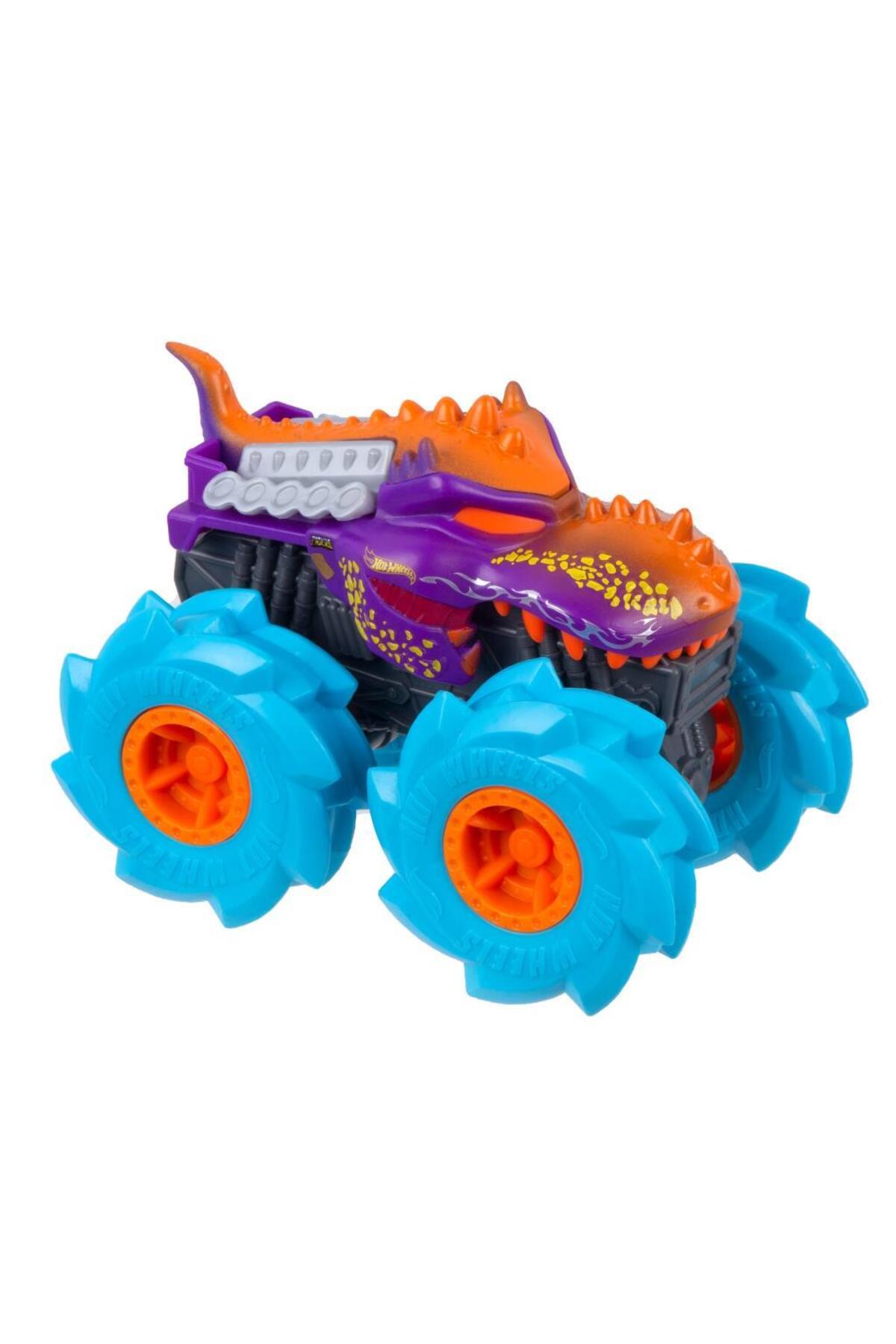 ماشین اسباب بازی کامیون های هیولا 1:43 چک قطره GVK37 GVK39 هات ویلز اورجینال HOT WHEELS