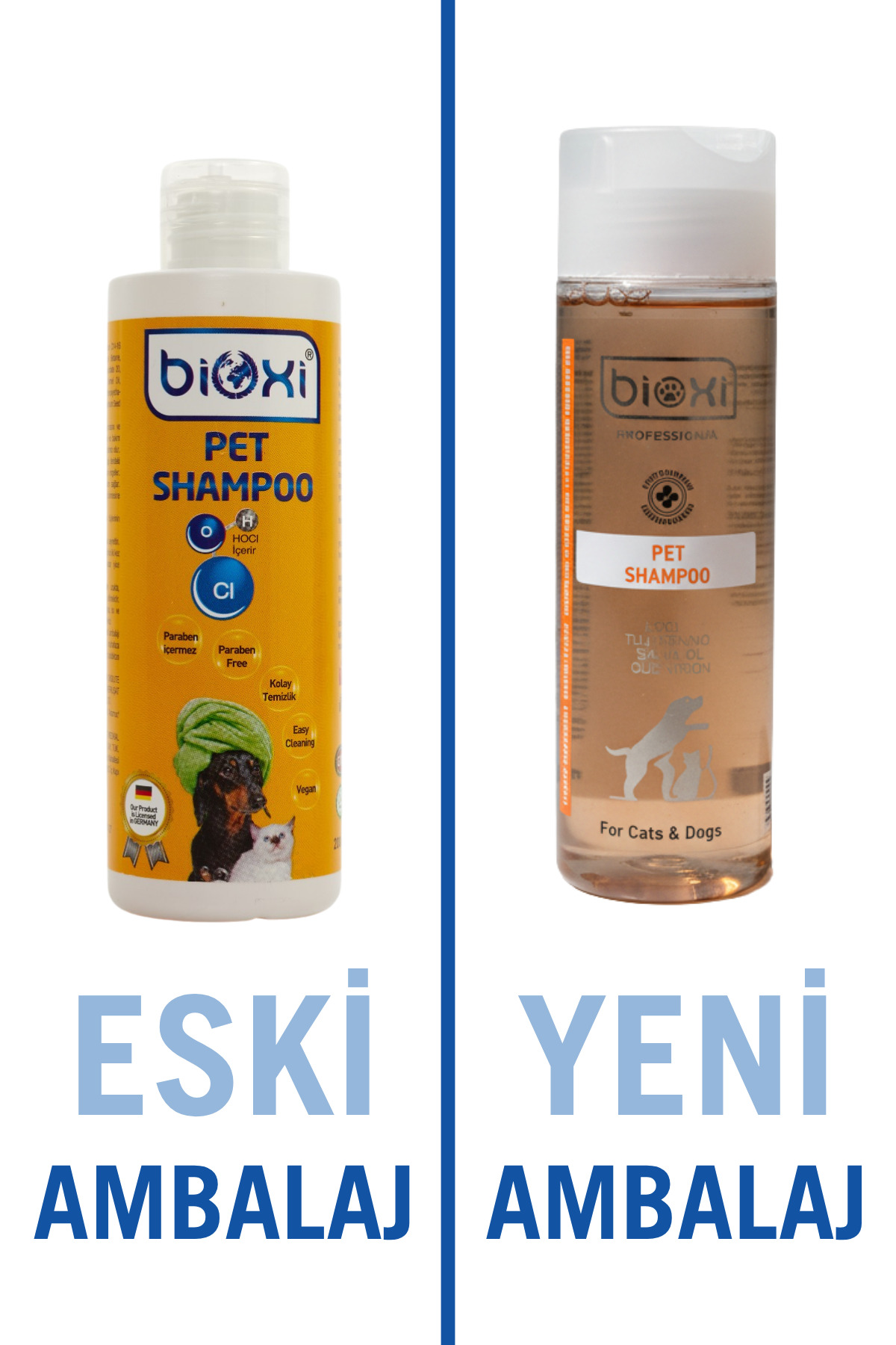 شامپو وگان گربه و سگ بایوکسی بیوکسی Bioxi، ۲۰۰ میلی‌لیتر با ترکیبات طبیعی
