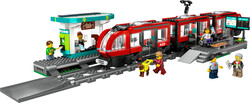 مجموعه ساختنی ایستگاه تراموای مرکز شهر لگو LEGO City مدل 60423، ۸۱۱ قطعه