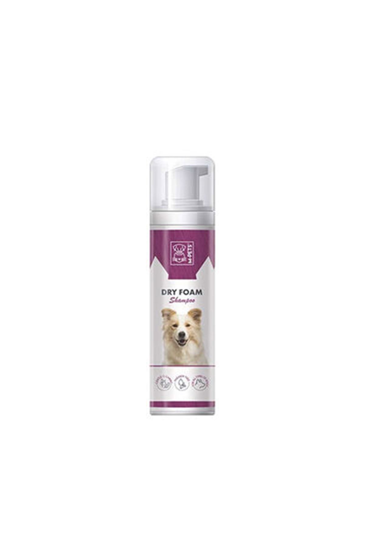 شامپو خشک فومی سگ ۲۳۰ میلی‌لیتر ام‌پتس M-PETS