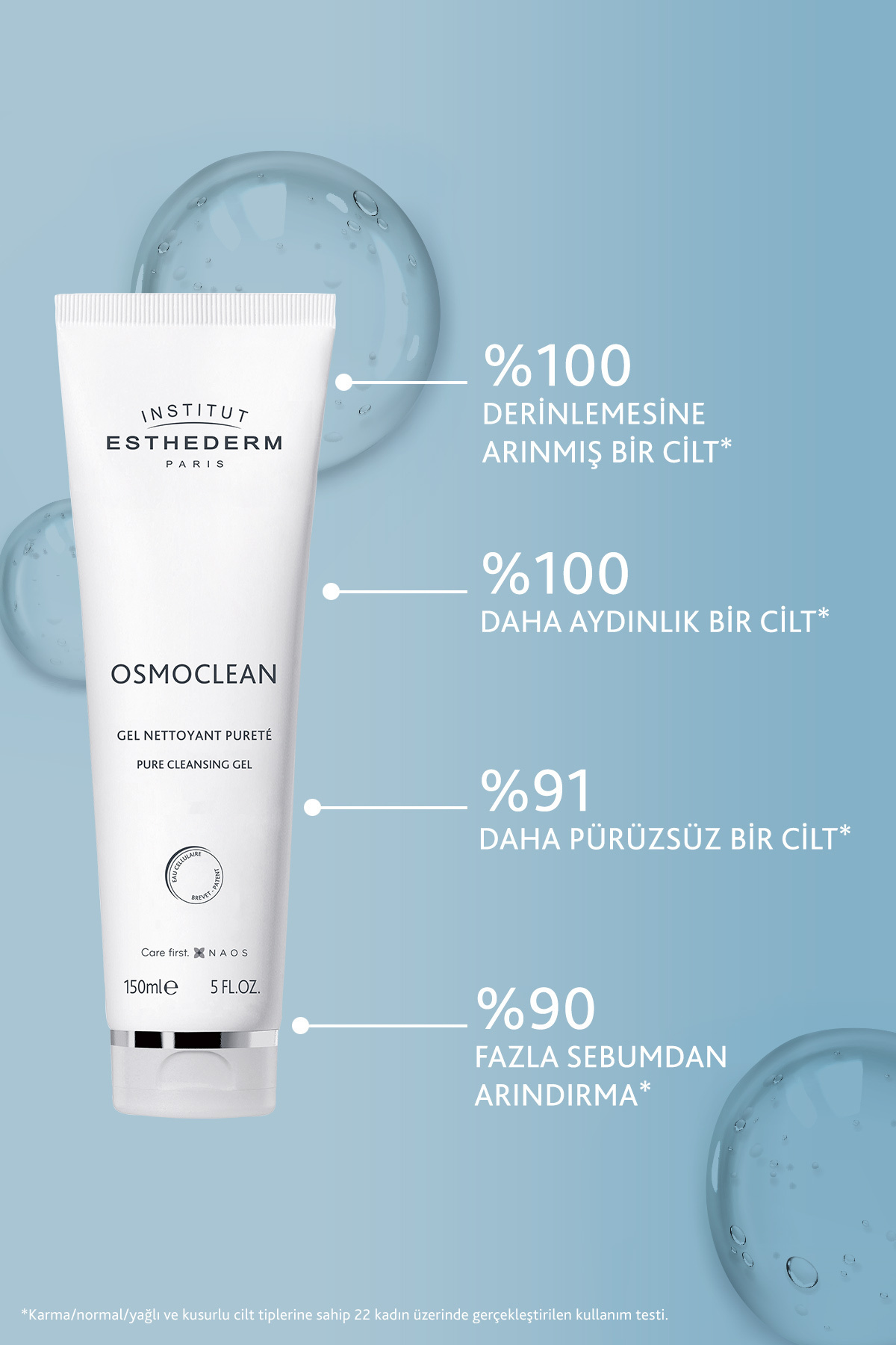 INSTITUT ESTHEDERM ژل تمیزکننده پوست ژل تمیزکننده پوستی برای پوست‌های معمولی ترکیبی چرب 150 میلی‌لیتر
