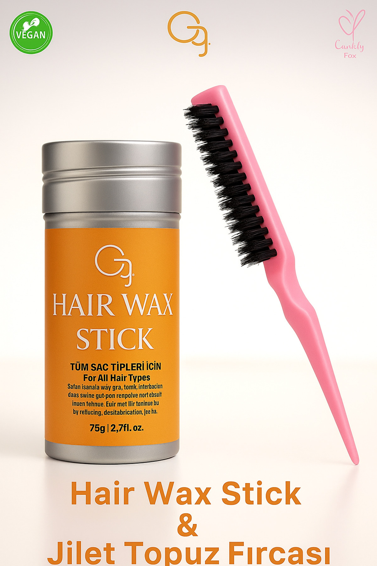 واکس موی GG GLAM & GLAMOROUS 75gr - برس موی حالت دهنده مو Barberstickwax