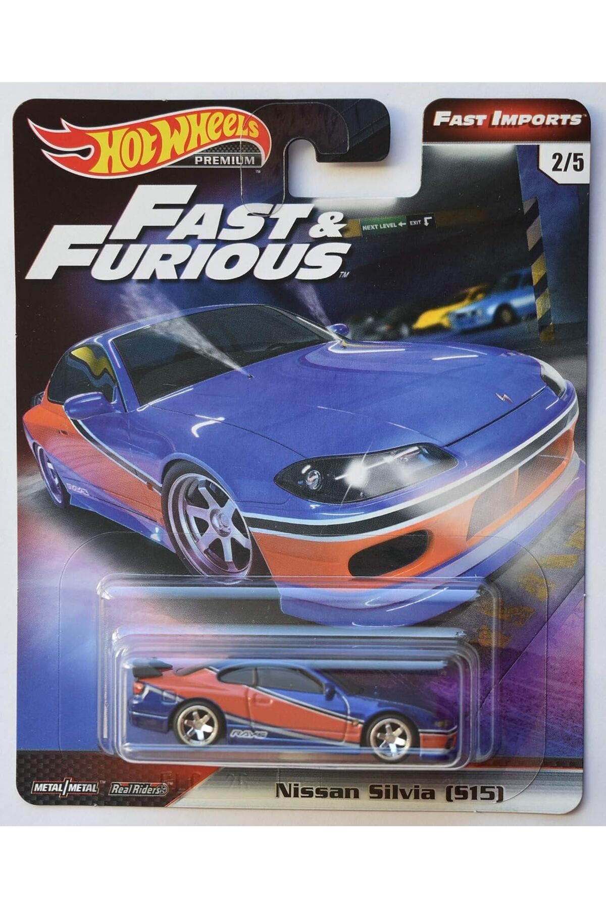 ماشین اسباب بازی F&F FAST ممتاز AND THE FURIOUS را وارد می کند: دریفت توکیو نیسان سیلویا S15 GBW76 از ترکیه HOT WHEELS