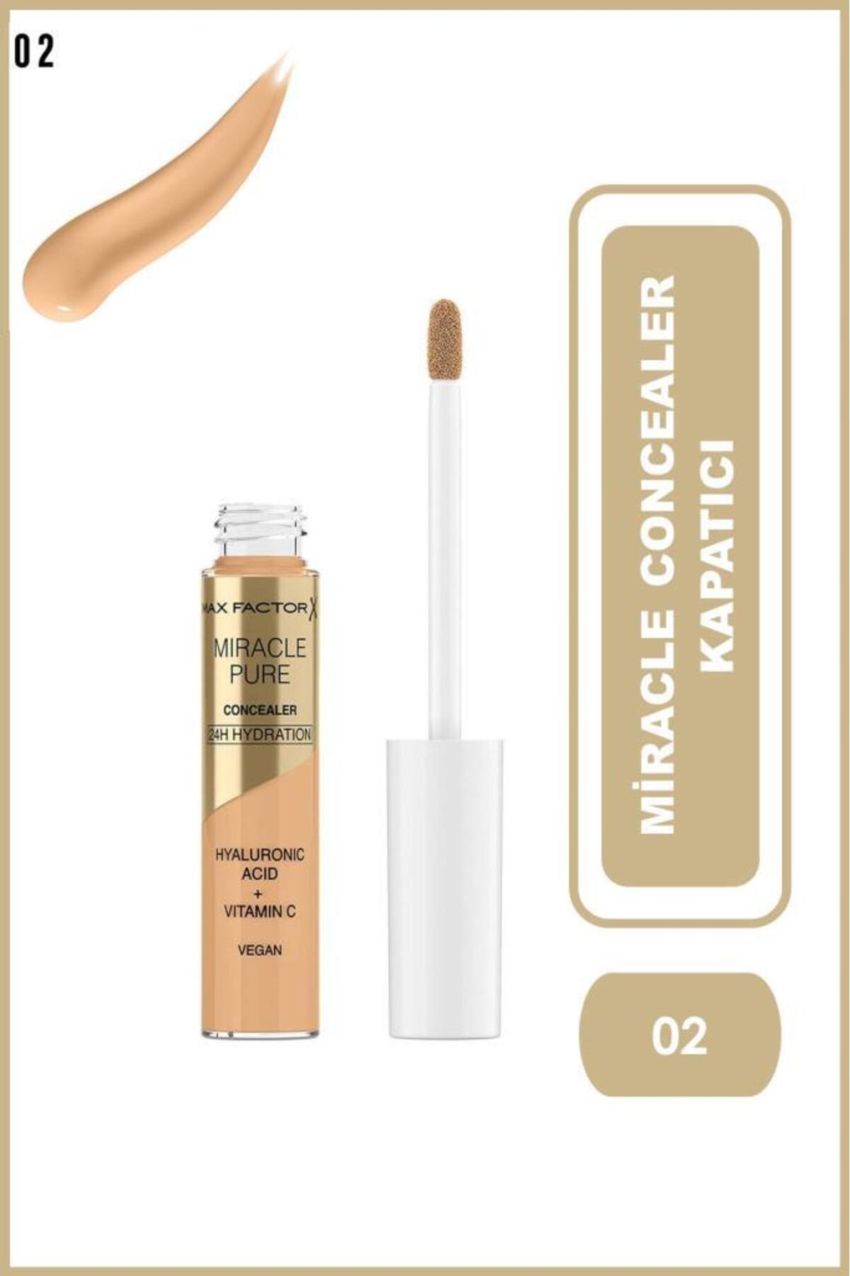 کانسیلر مایع مکس فاکتور Max Factor Miracle Pure No:2