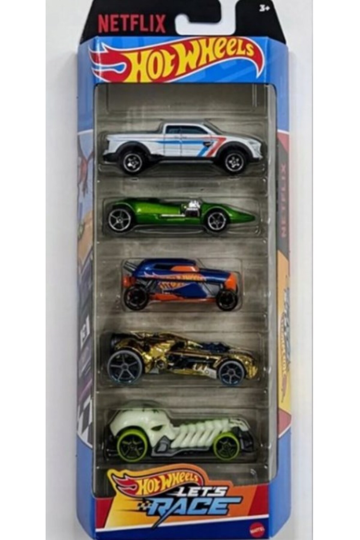 ماشین اسباب بازی بیایید مسابقه 5 PACK HTV42 هات ویلز اورجینال HOT WHEELS