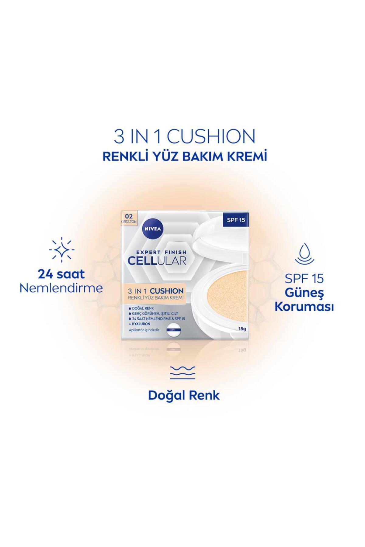 NIVEA پایانه حرفه ای تمام کننده 3 در 1 کوشن 15 میلی لیتر