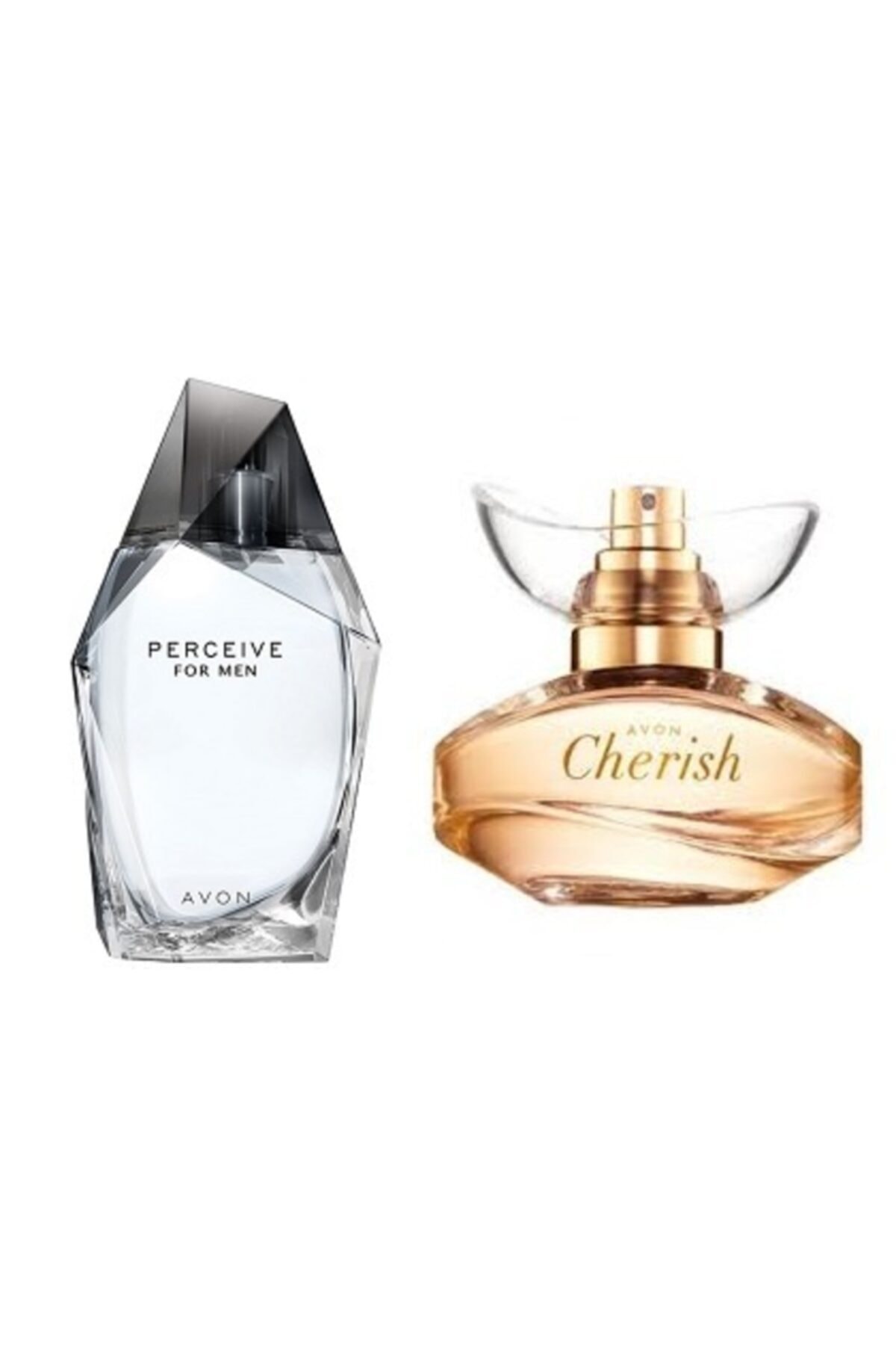 Avon عطر مردانه 100 میلی لیتر پرسیو ایو تی دی اون و عطر زنانه 50 میلی لیتر چریش ای دی پی اون