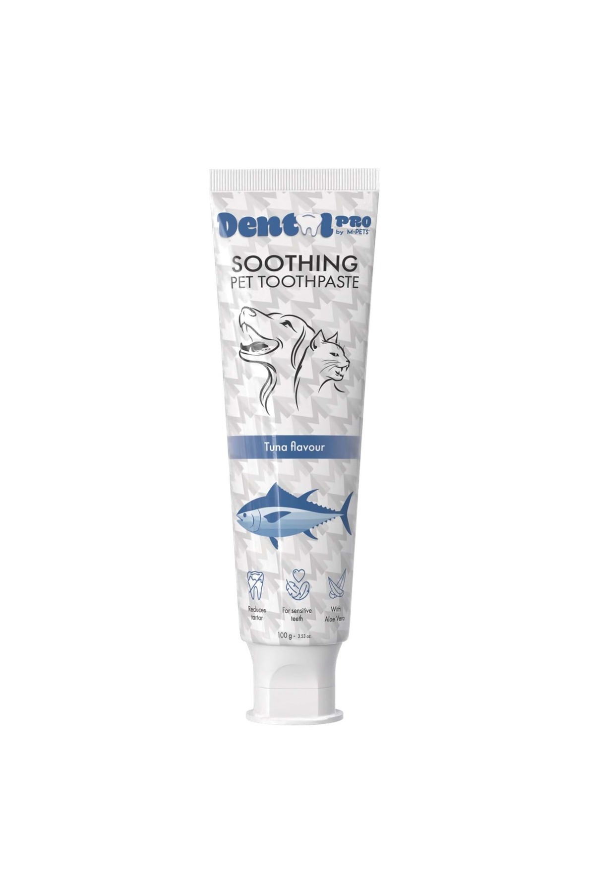 خمیردندان سگ با طعم ماهی تن Dental Care Pro، ۱۰۰ گرم، ام‌پتس M-PETS