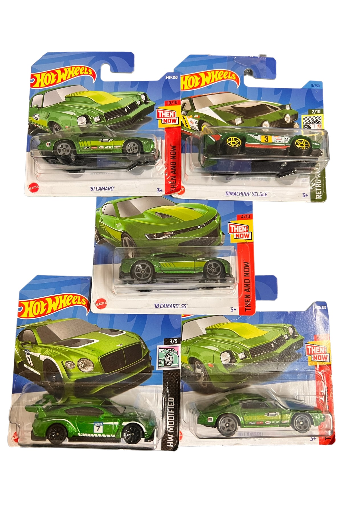 ماشین اسباب بازی مجموعه 10 گاری معمولی مخلوط فلزی از ترکیه HOT WHEELS