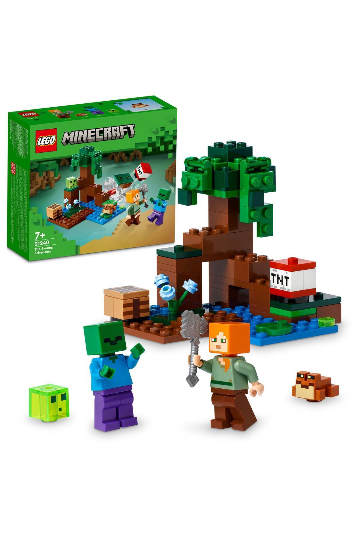 لگو و اسباب بازی های ساخت محور ® MINECRAFT® SWAMP ADVENTURE 21240 ست ساختمان برای کودکان 7 سال به بالا 65 قطعه LEGO