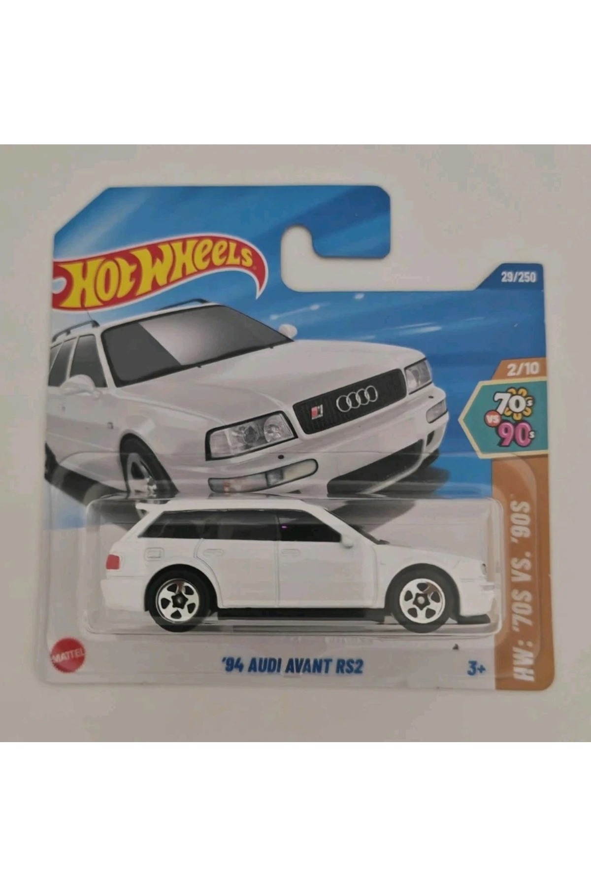ماشین اسباب بازی '94 AUDI AVANT RS2 70S VS 90S SERIES 2025 COLLECTION CLOUND 29 250 هات ویلز اورجینال HOT WHEELS