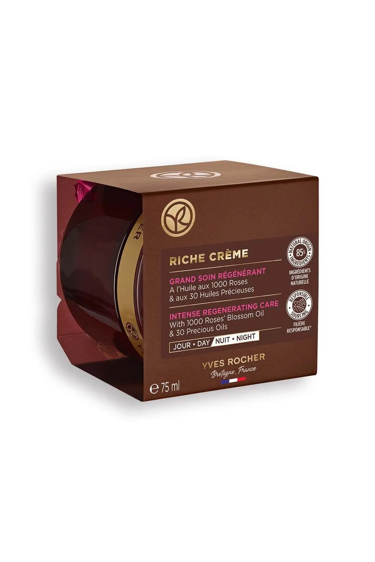 کرم مرطوب‌کننده پاک‌کننده RICHE CREME 75 میلی‌لیتر ایوروشه Yves Rocher