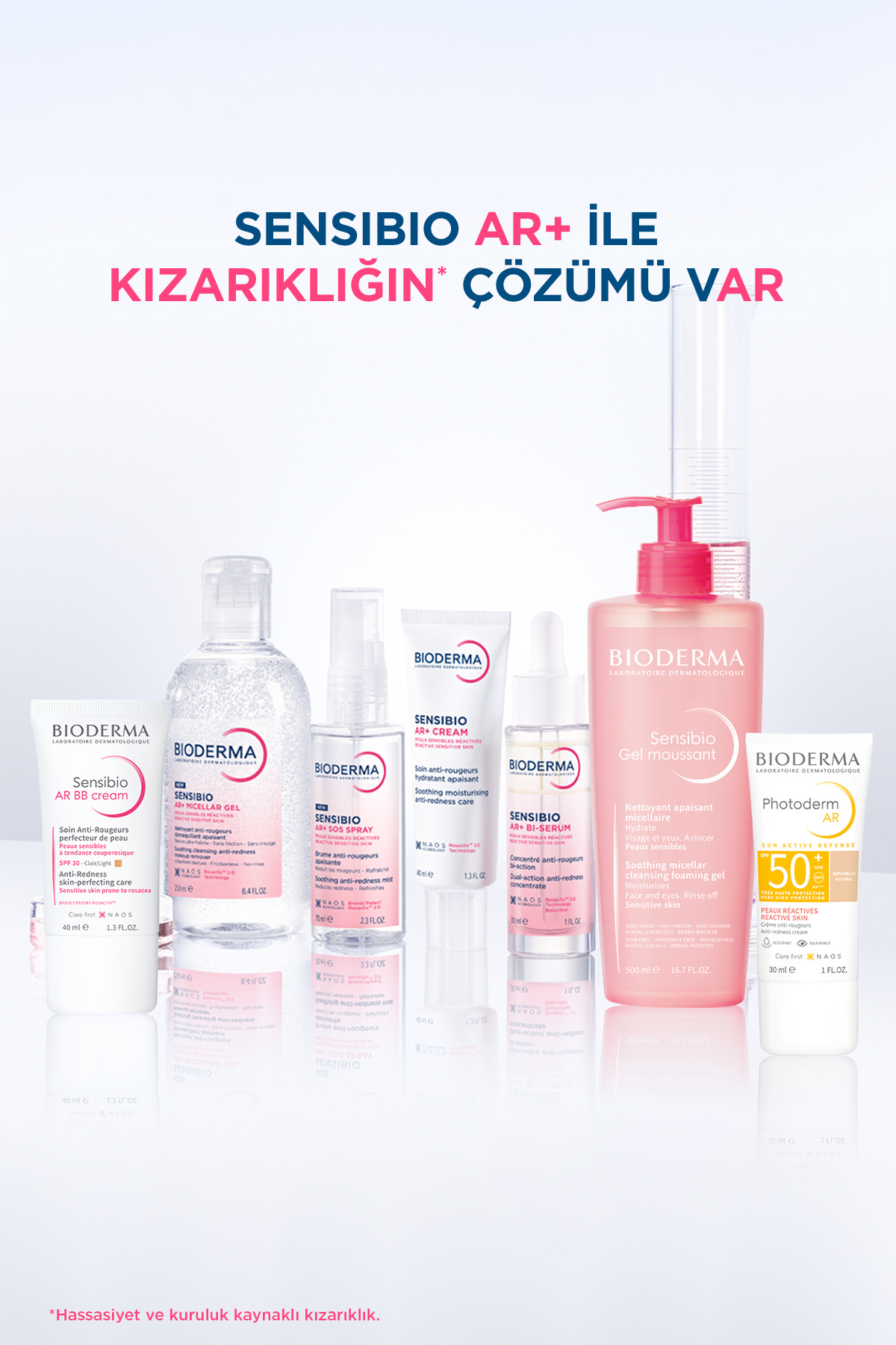 کرم مرطوب کننده پوست حساس مدل AR Sensibio با حجم 40 میل بایودرما Bioderma