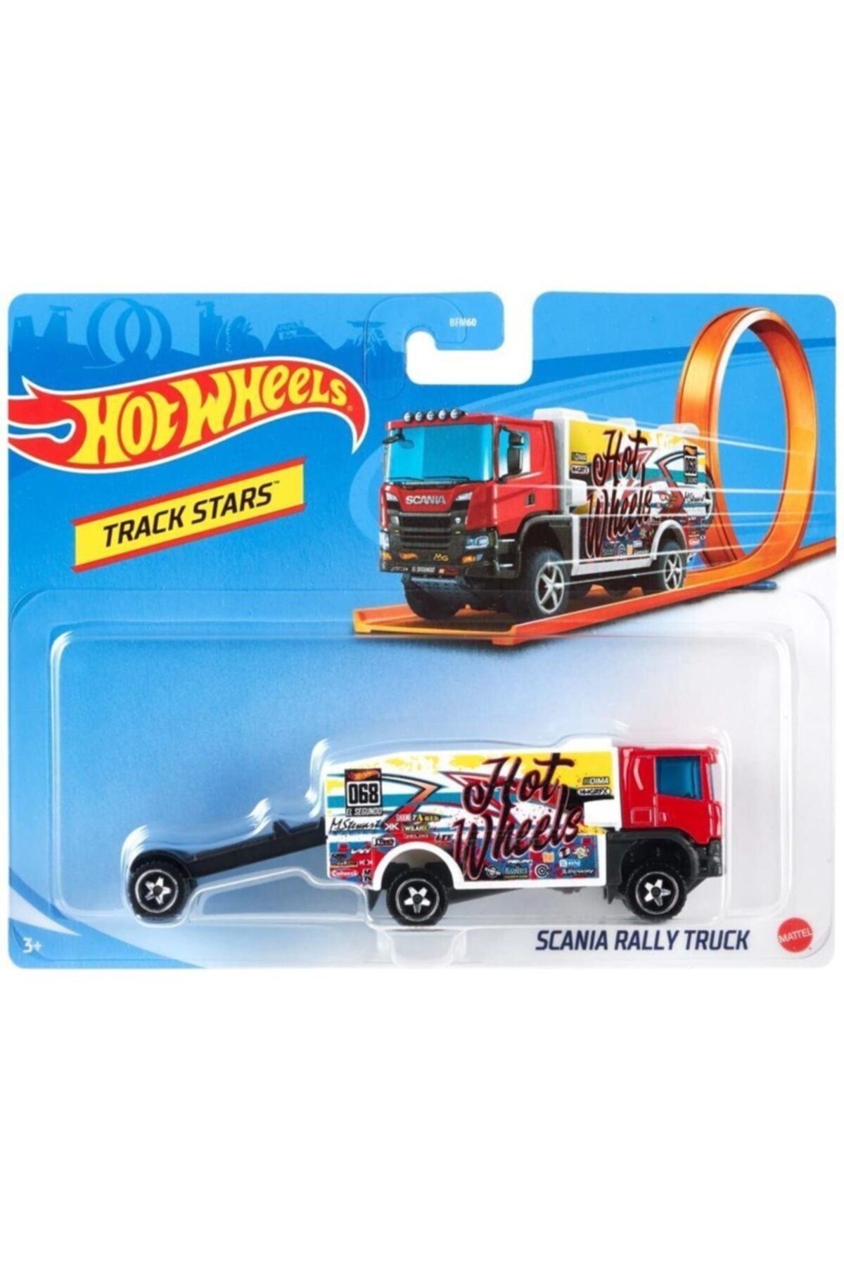 کامیون و ماشین آلات ساختمانی اسباب بازی رالی اسکنیا هات ویلز اورجینال HOT WHEELS