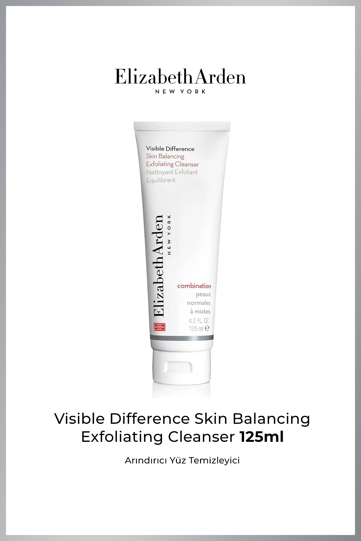 پاک کننده صورت تفاوت قابل مشاهده در تعادل پوست 125 میل Elizabeth Arden