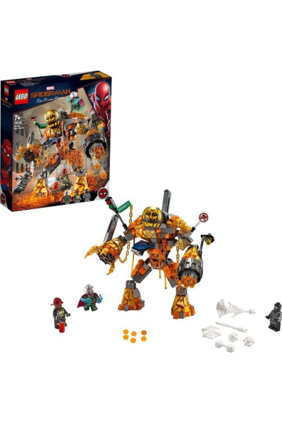 اسباب بازی های فیگور دیگر SUPER HEROES 76128 MOLTEN MAN BATTLE LEGO