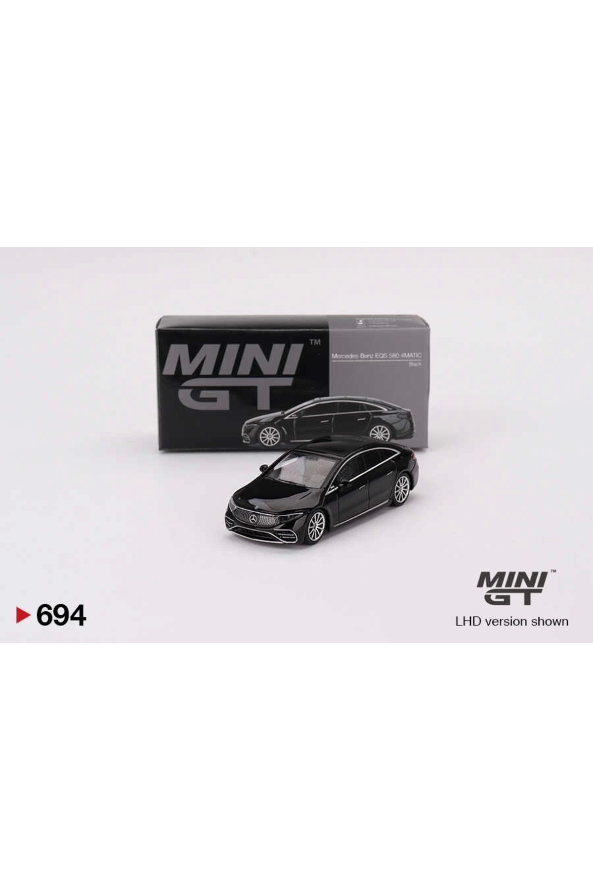 مدل خودرو 1 64 مرسدس بنز EQS 580 4MATIC مشکی MGT00694 از ترکیه mini gt