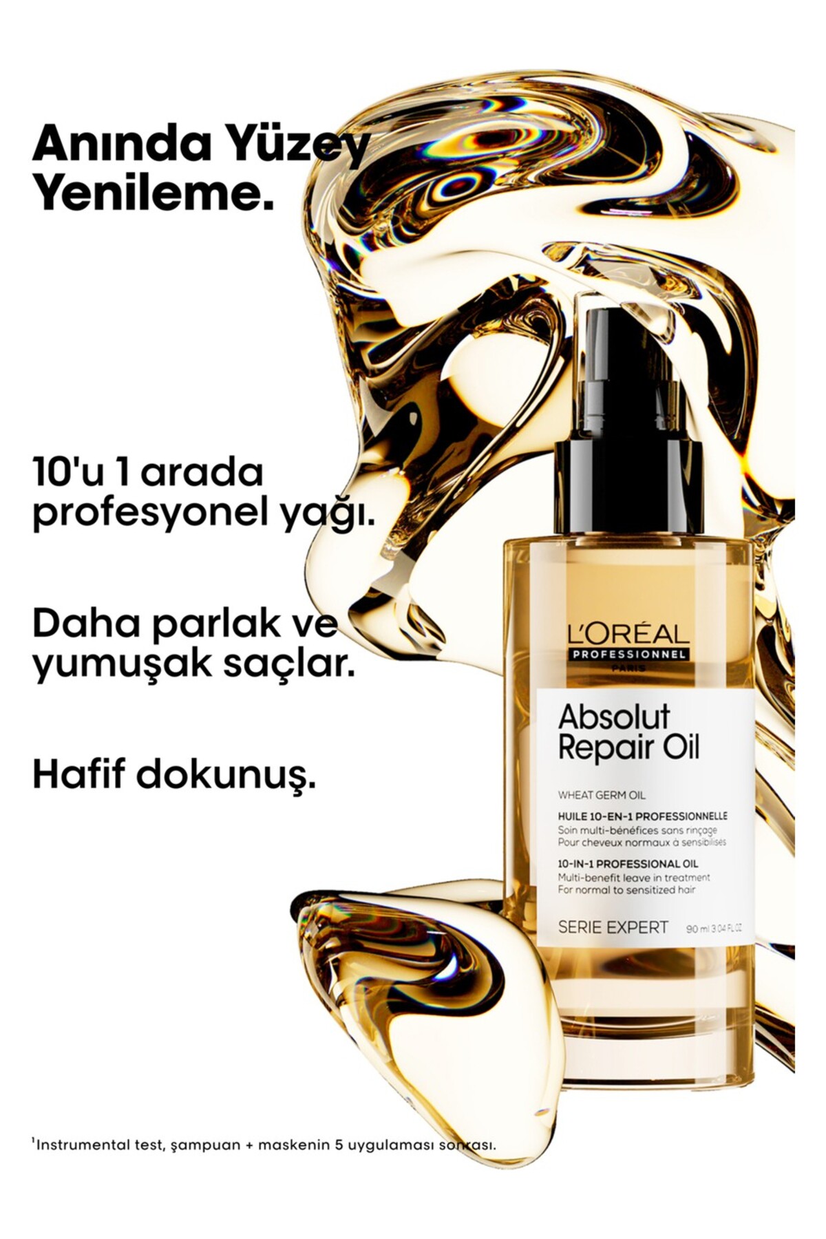 سرم و روغن مو مردانه زنانه تعمیر ABSOLUT 10 در 1 مراقبت از 90ML L'oreal Professionnel