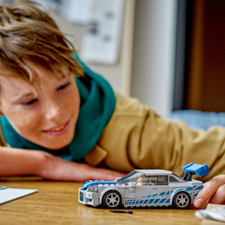 مجموعه ساختنی خودرو لگو LEGO اسپید چمپیونز مدل 76917، نیسان Skyline GT-R (R34)، ۳۱۹ قطعه، حداقل سن ۹ سال