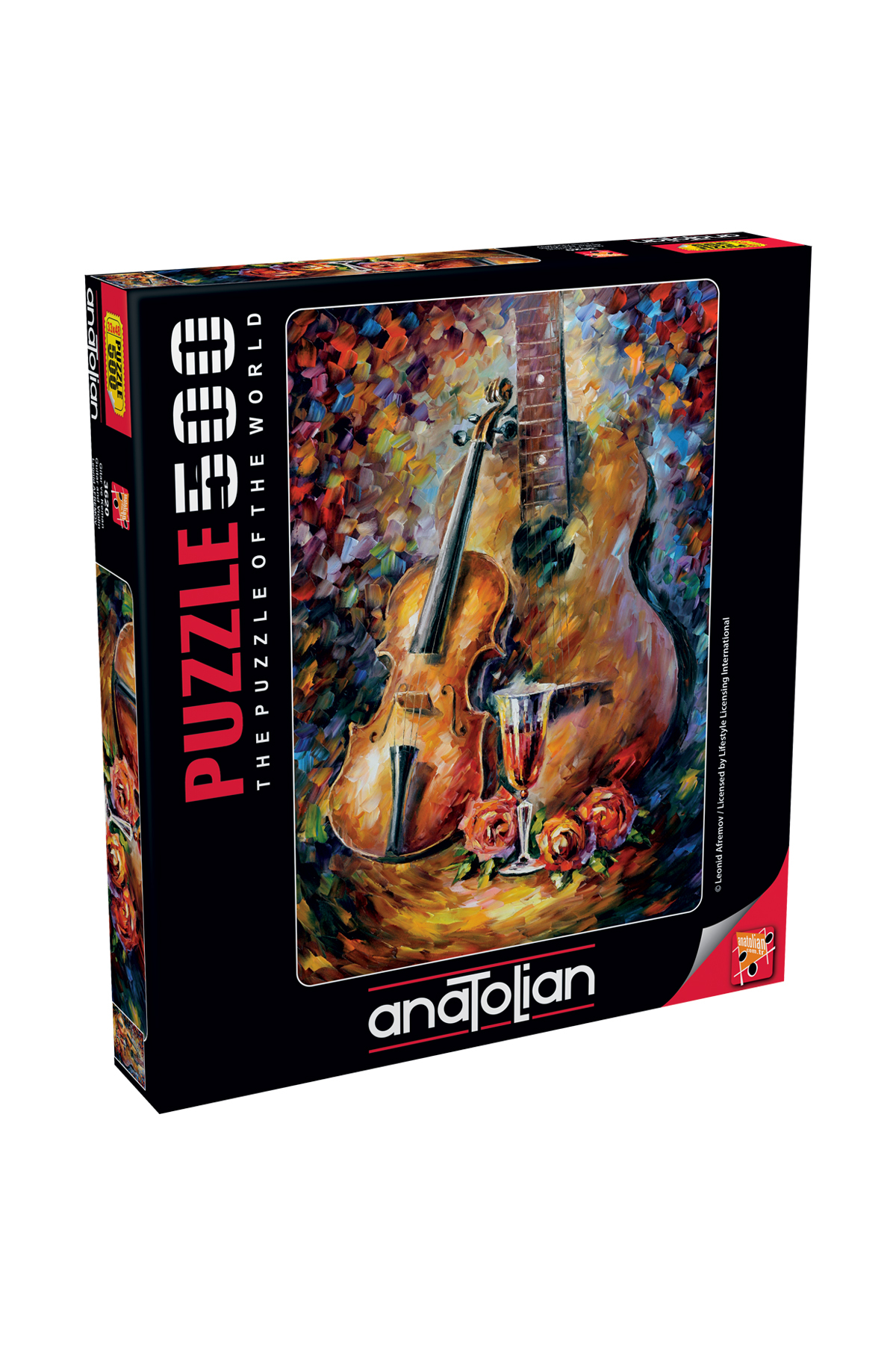 پازل 500 قطعه گیتار و ویولن 3620 اورجینال Anatolian Puzzle