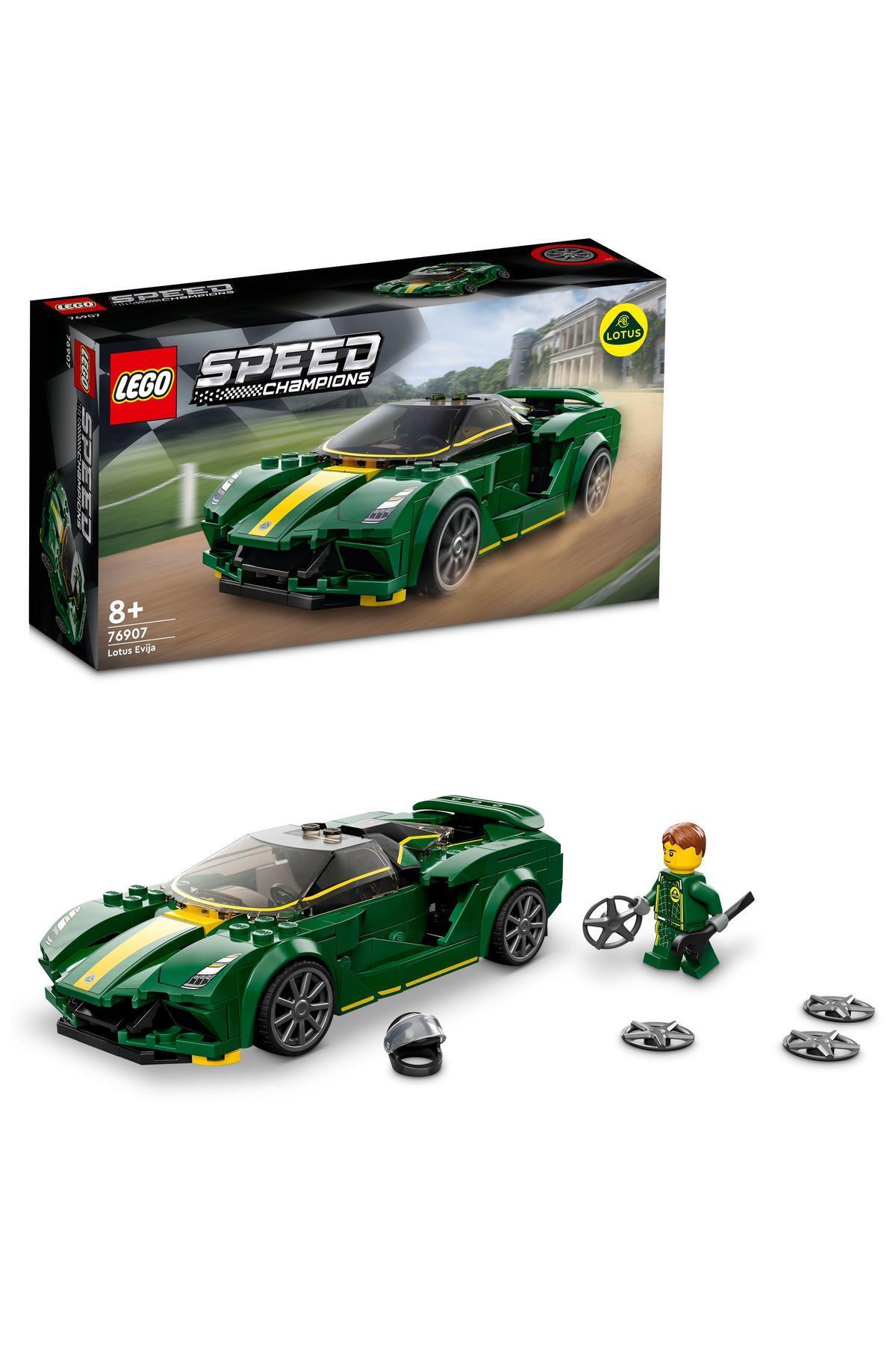 LEGO مجموعه ساخت لوتوس اویجا 76907 اسباب بازی سازی سرعت قهرمانان، 247 تکه 8 سال به بالا