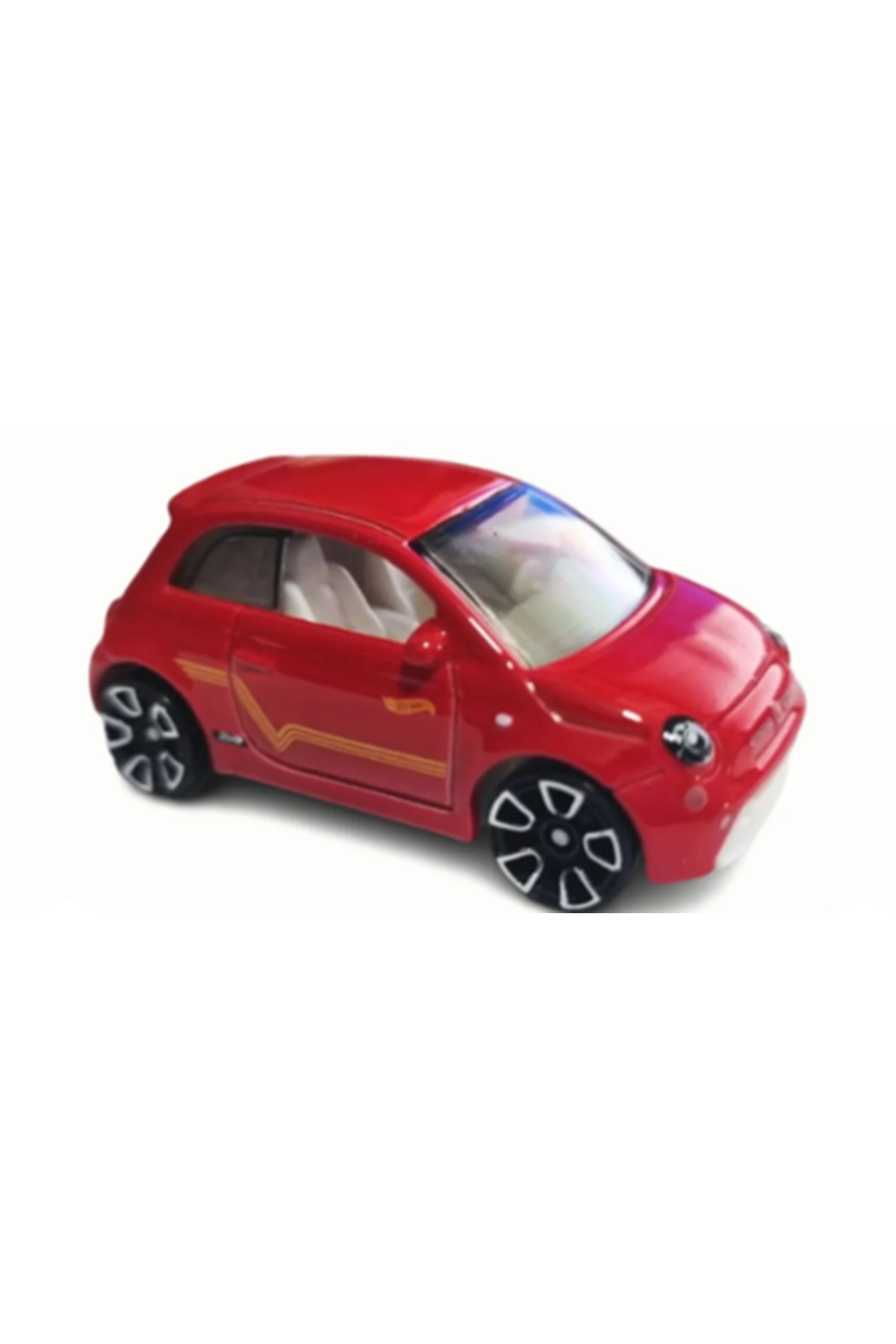ماشین اسباب بازی HW GREEN SPEED ​​FIAT 500 E فلزی قرمز هات ویلز اورجینال HOT WHEELS