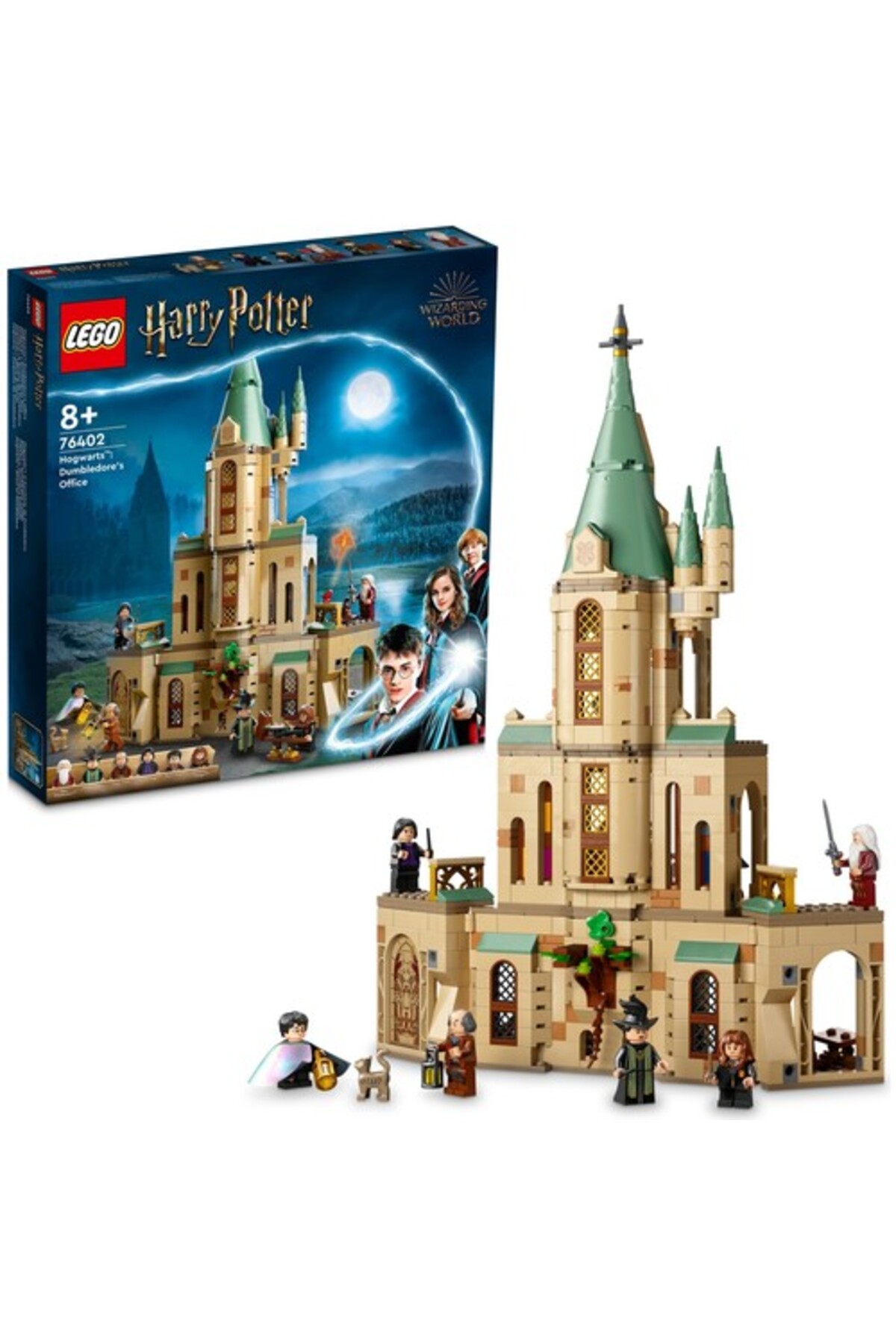 لگو ® هری پاتر ™ هاگوارتز ™: دفتر دمبلدور 76402 8 سال مجموعه ساز قدیمی 654 قطعه اورجینال LEGO