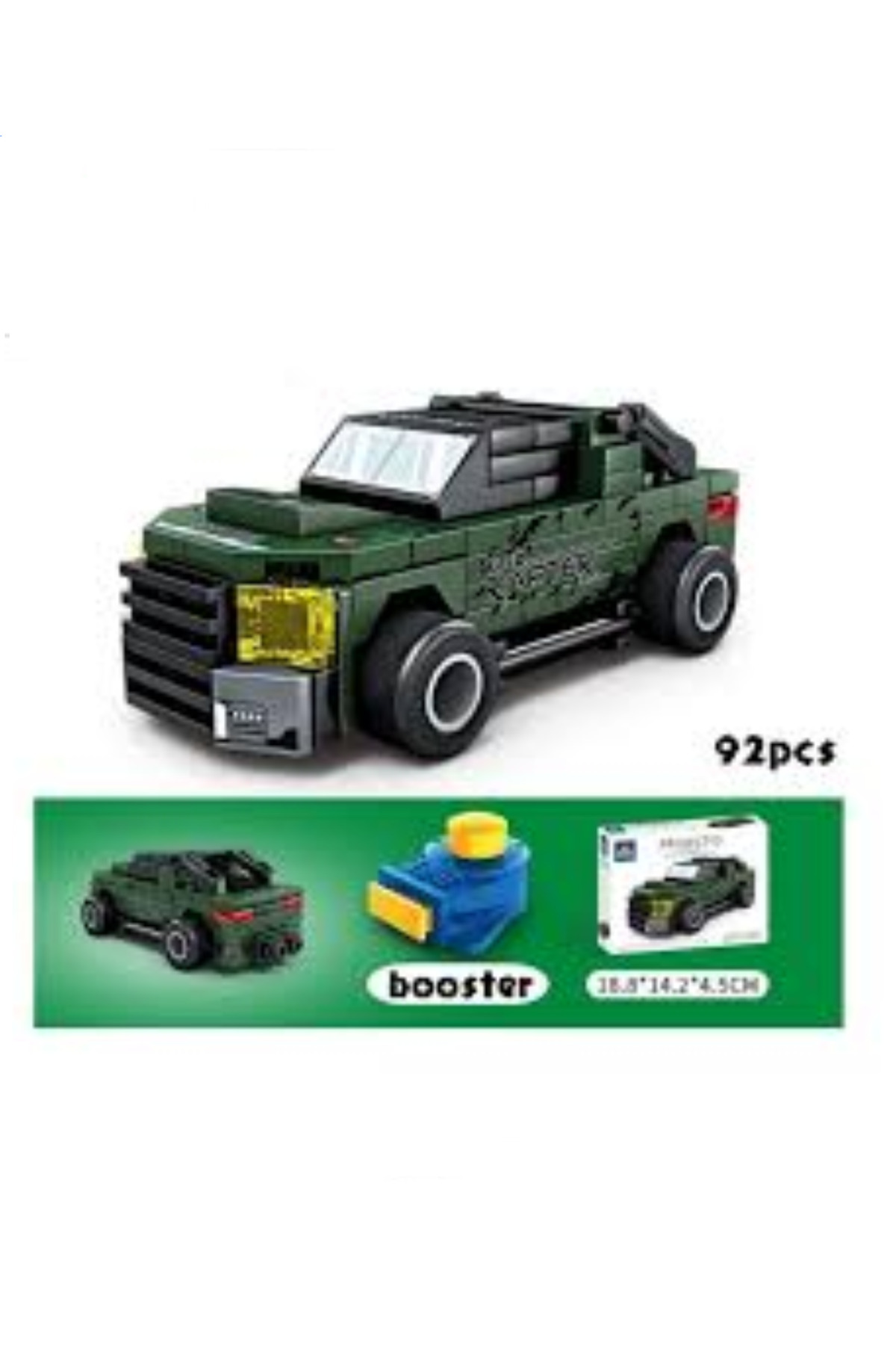 لگو و اسباب بازی های ساخت محور PROJECT D فورد پیکاپ کامیون LEGO CAR 92 PIECE RACE PUZZLE WITH LAUNCHER از ترکیه BAMTEBİ