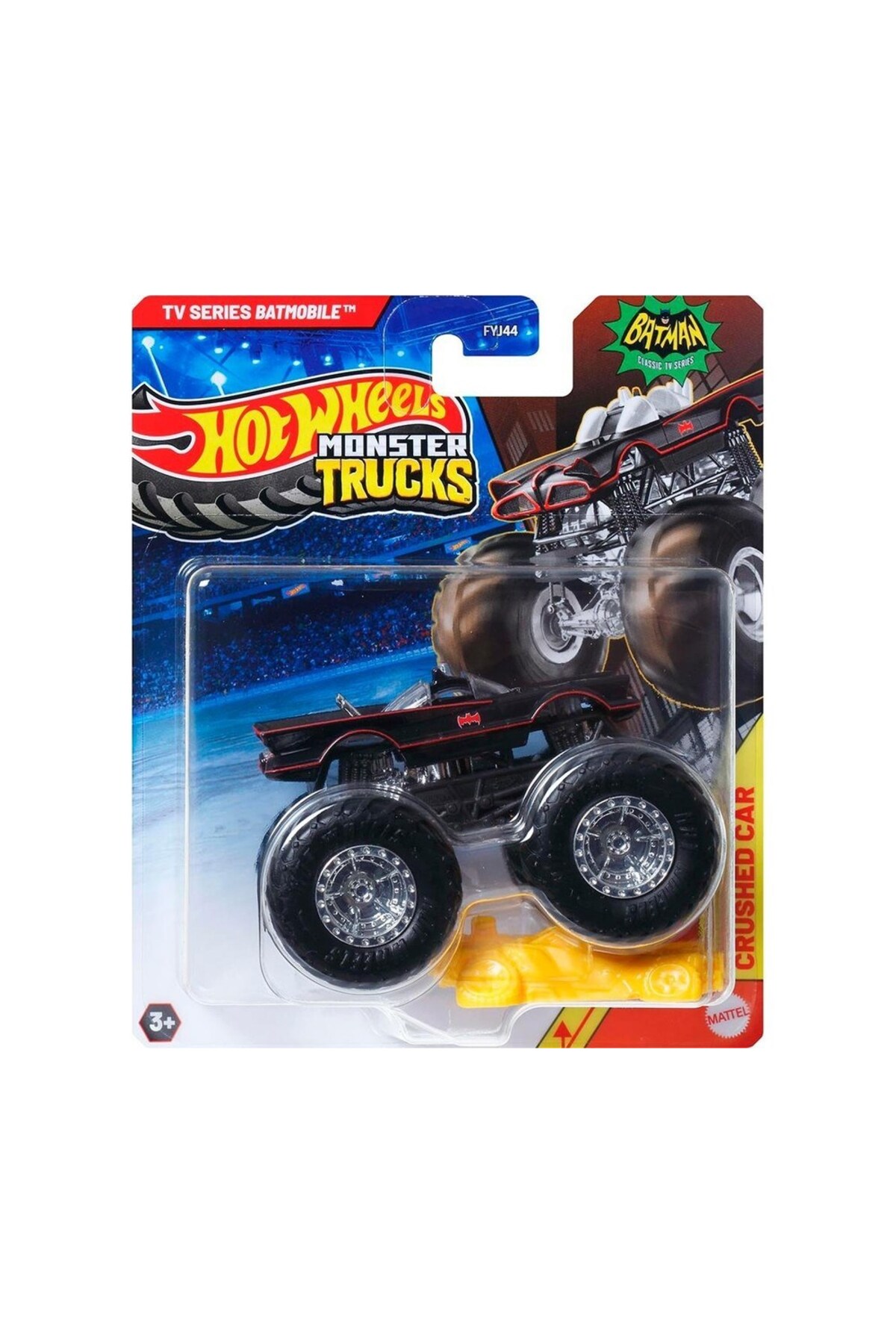 ماشین اسباب بازی MONSTER TRUCKS 1:64 BATMAN CAR FYJ44 JDP89 HOT WHEELS