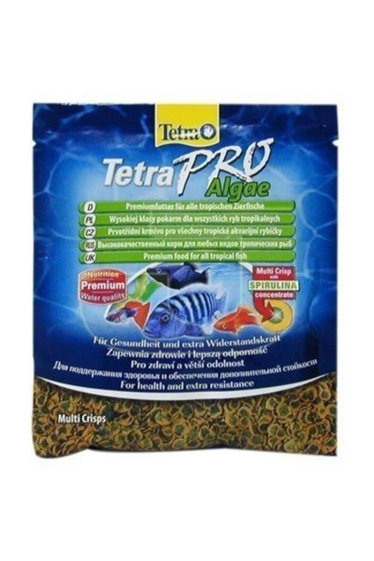 غذای ماهی آکواریومی چیپس جلبکی تترا Tetra، Pro Algae Crisps، ۱۲ گرم