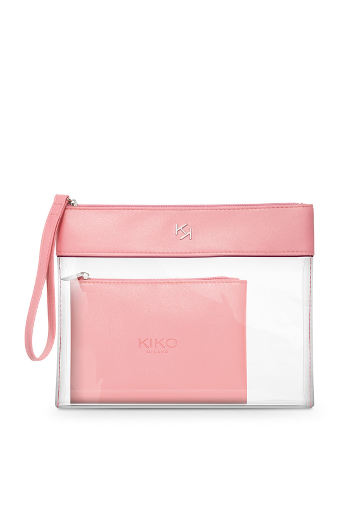 KIKO کیف آرایش جعبه زیبایی شفاف گل رز 003