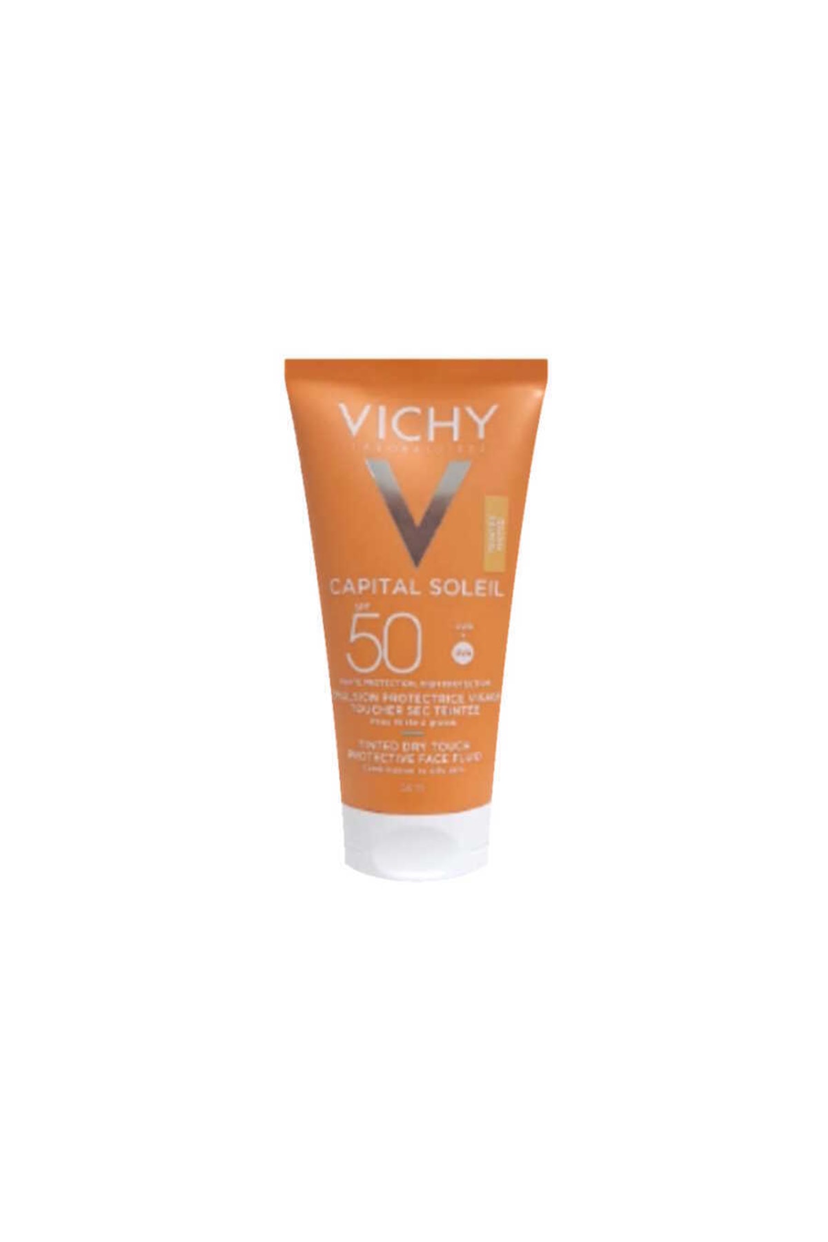 Vichy ضدآفتاب صورتی بافت رنگارنگ SPF 50+ بالایی ویشی کپیتال سولئیل 50 میلی لیتر