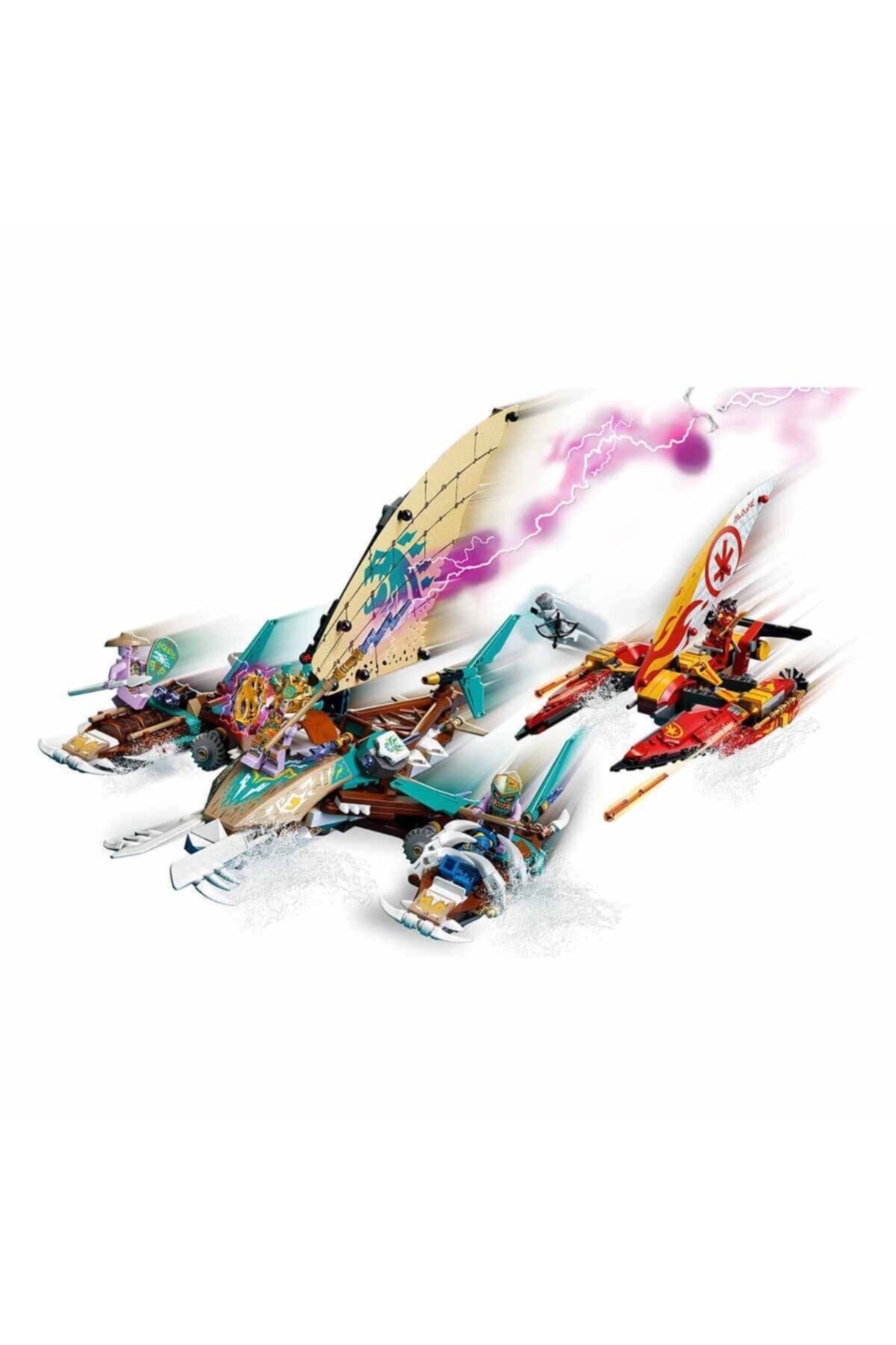 لگو و اسباب بازی های ساخت محور NINJAGO CATAMARAN SEA BATTLE 71748 از ترکیه LEGO