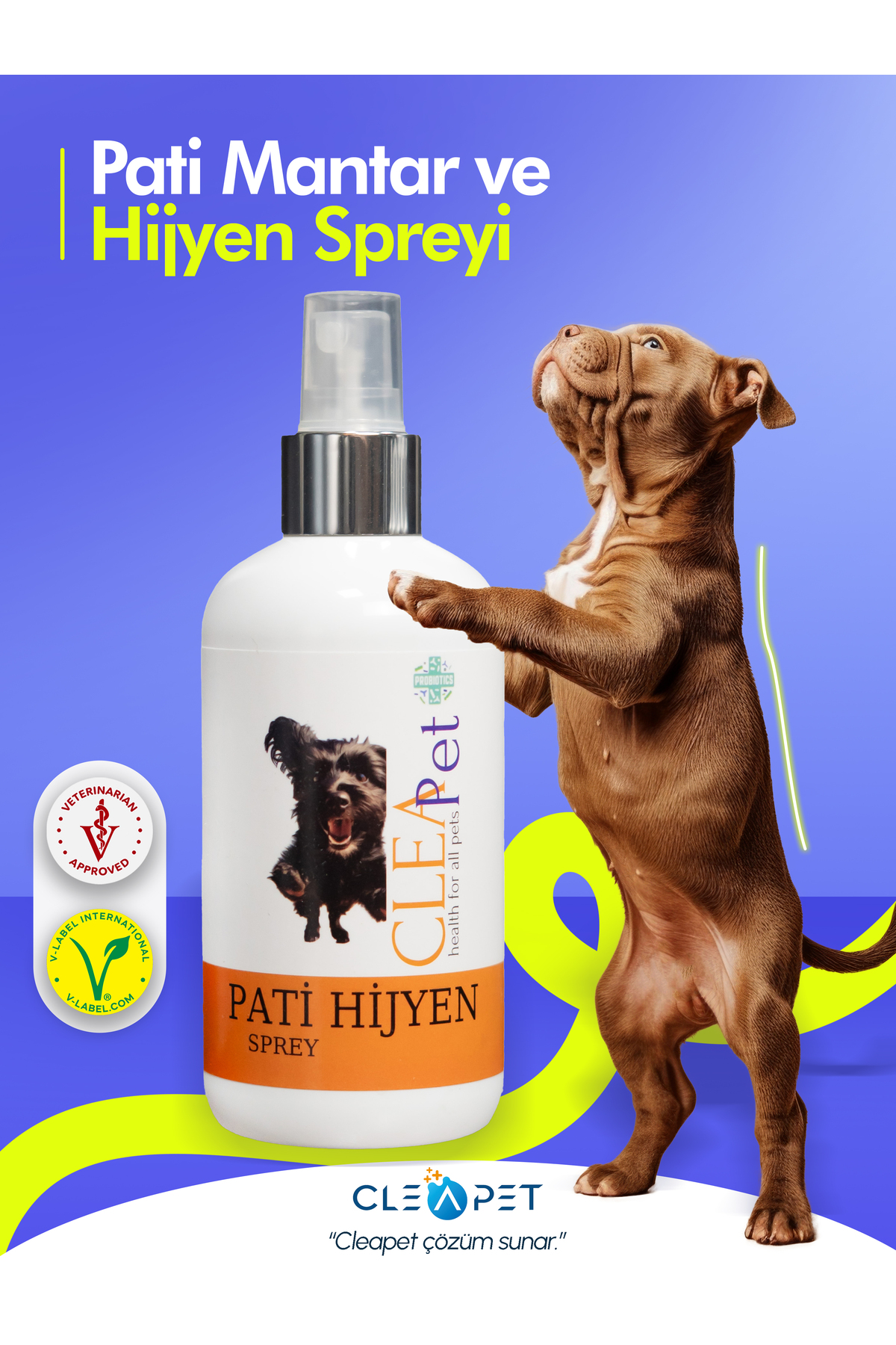 اسپری بهداشت پنجه سگ کلی‌پت Cleapet
