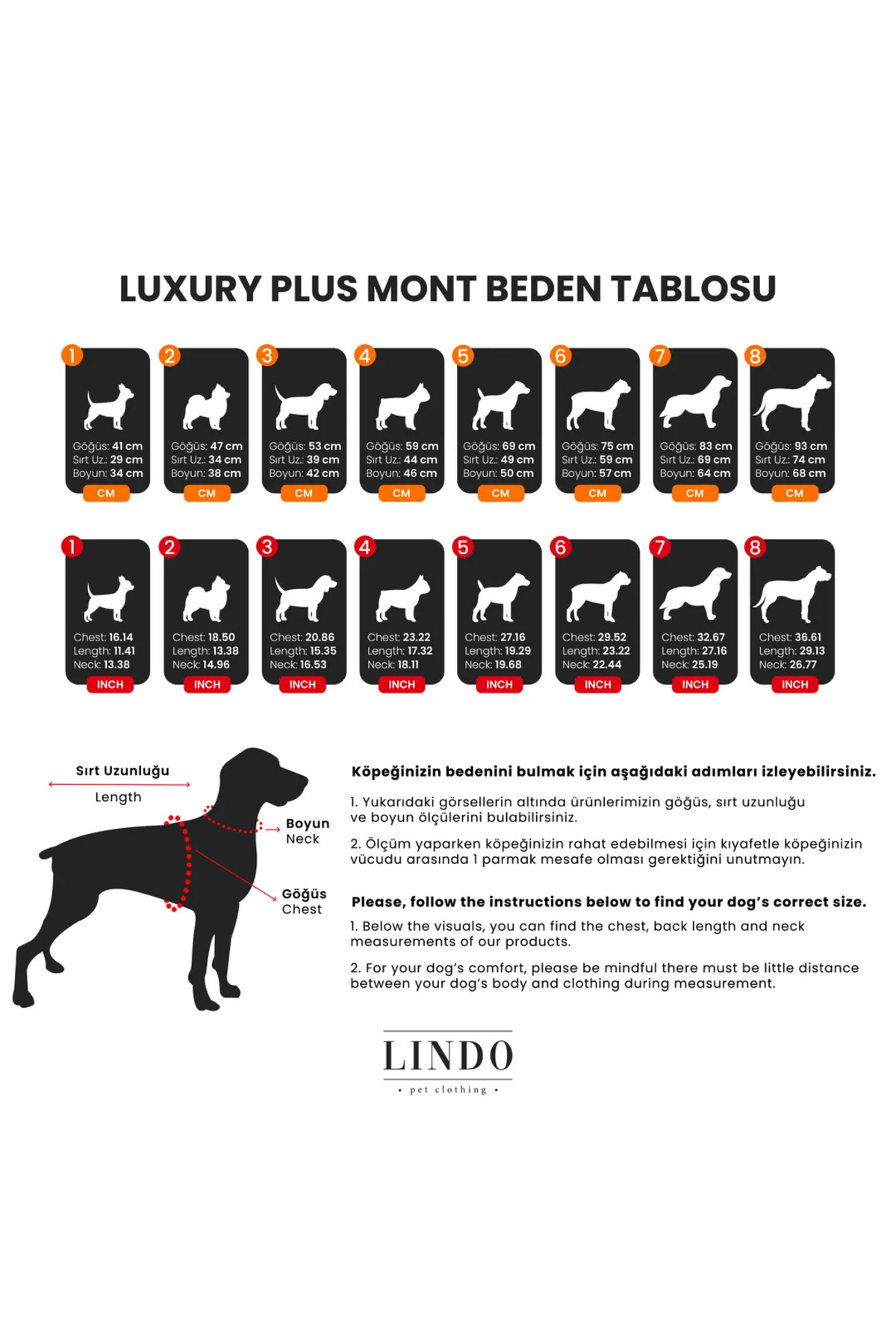 کاپشن سگ لیندو داگز Lindodogs LUXURY PLUS، سرمه‌ای