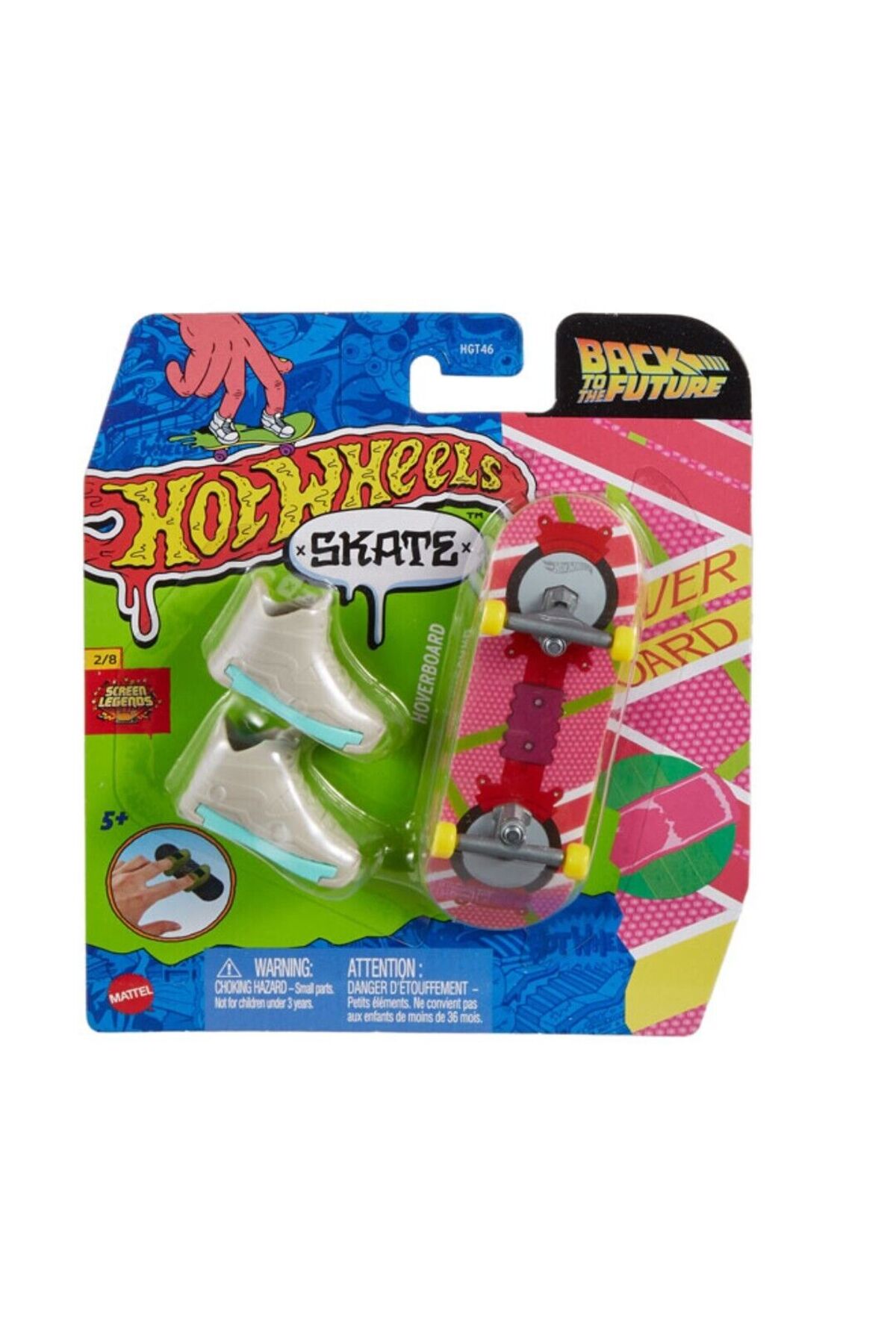 ماشین اسباب بازی SKATE FINGER SKATEBOARD AND SHOE PACKS HOVERBOARD HVJ82 از ترکیه HOT WHEELS