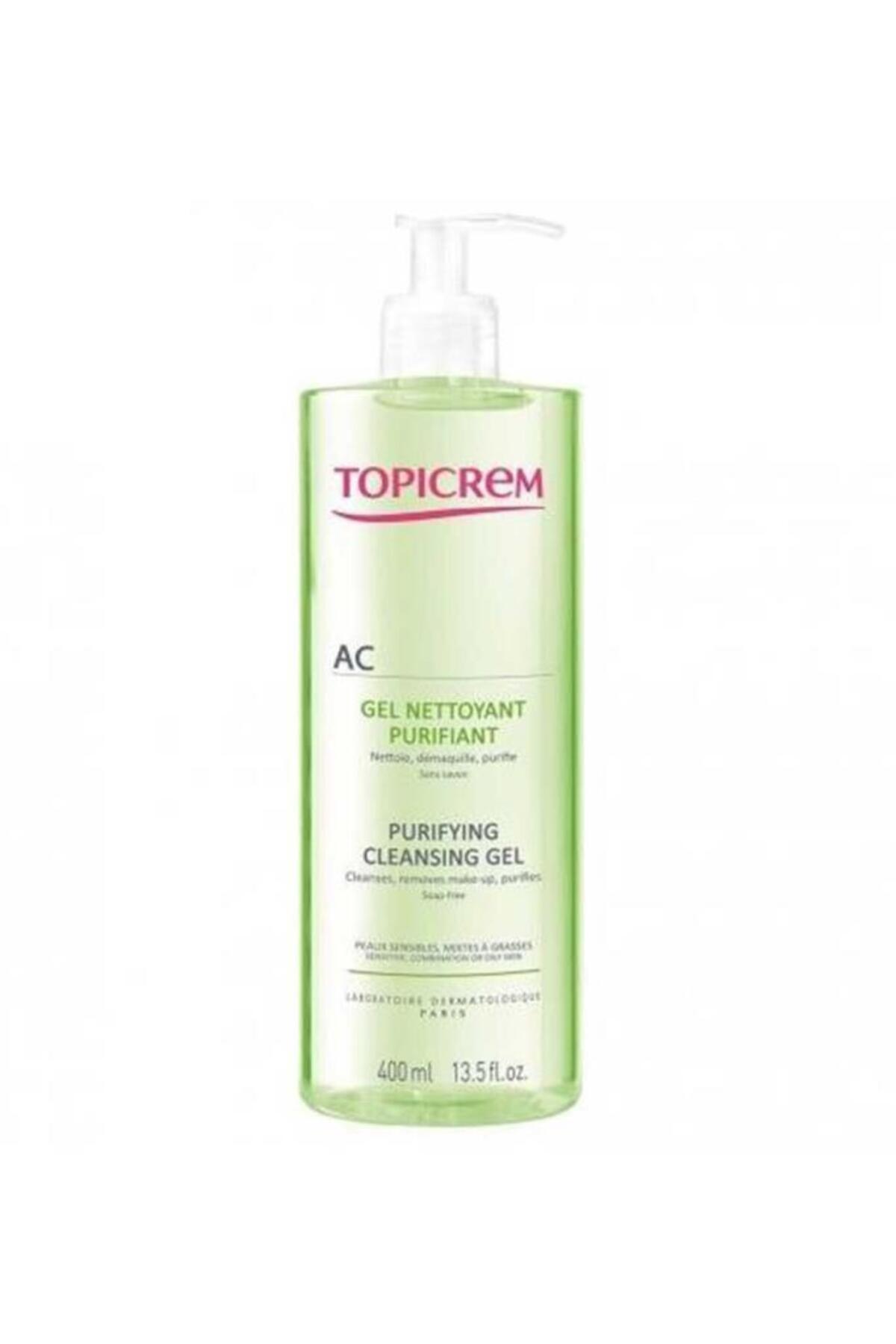 پاک کننده صورت ژل AC PURIFYING 400 میل Topicrem