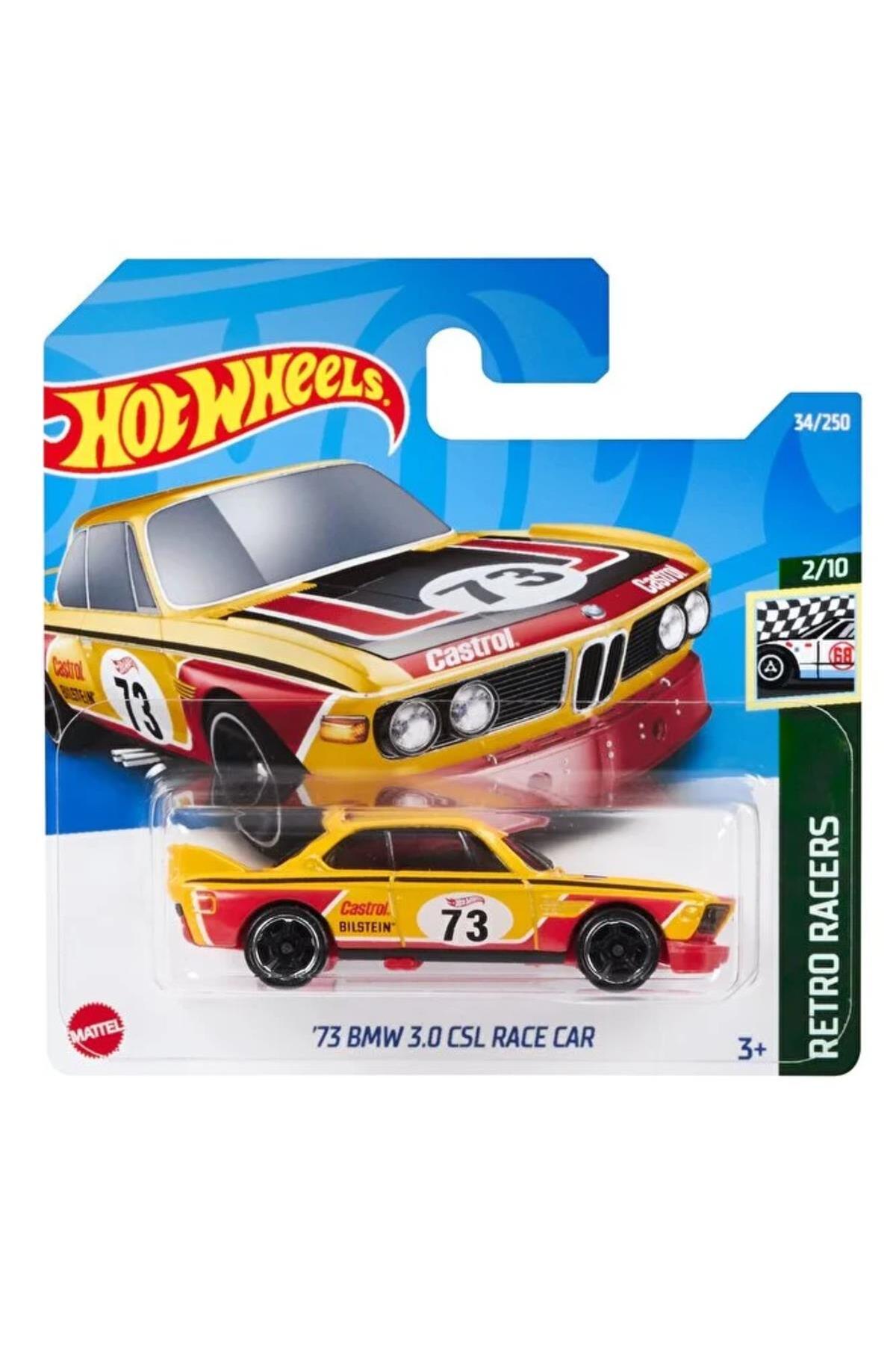 ماشین اسباب بازی 2022 1973 BMW 3.0 CSL RACE CAR HCW51 هات ویلز اورجینال HOT WHEELS