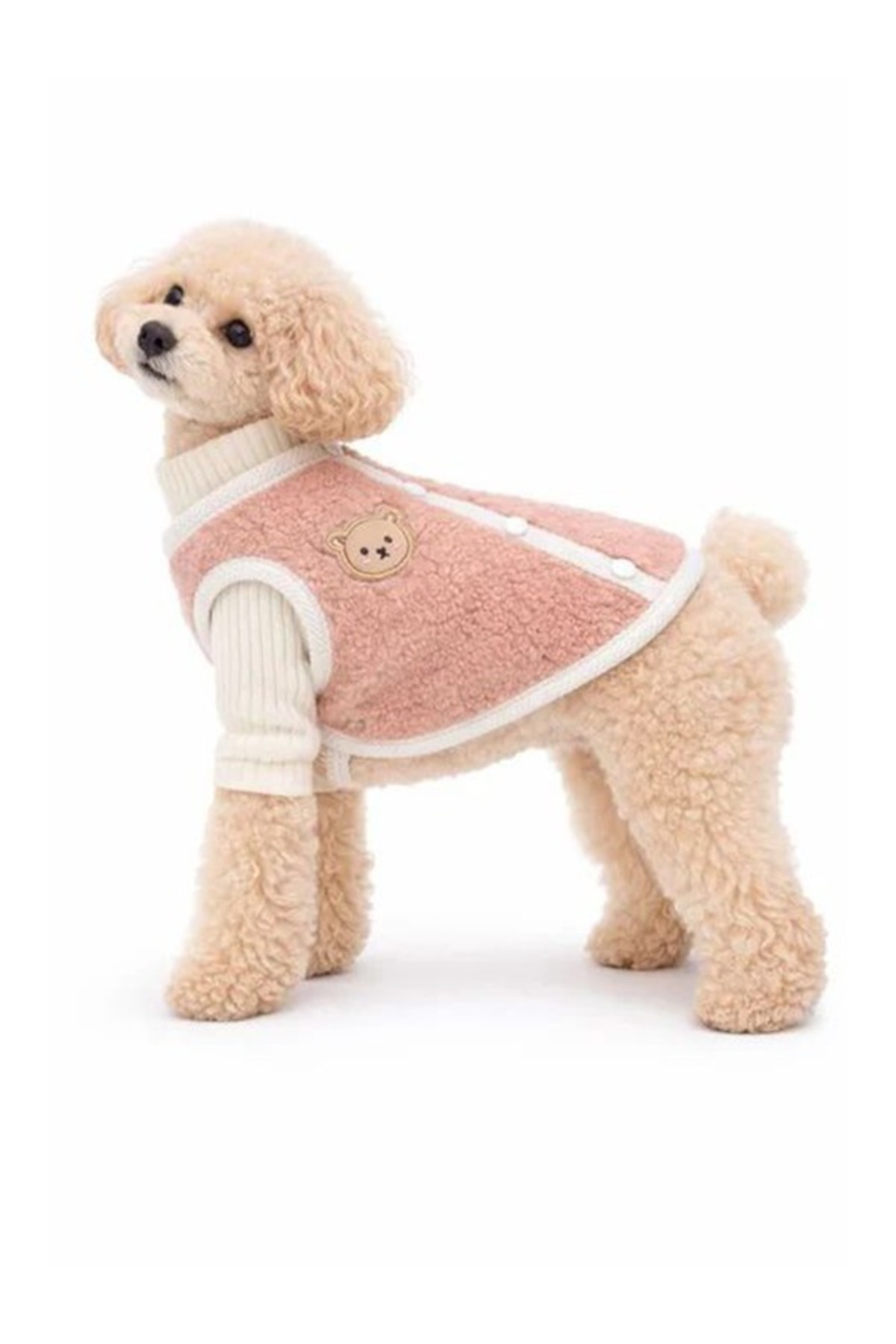ژاکت سگ و گربه دولچه پتس Dolce Pets طرح خرس صورتی مدل DPADH001