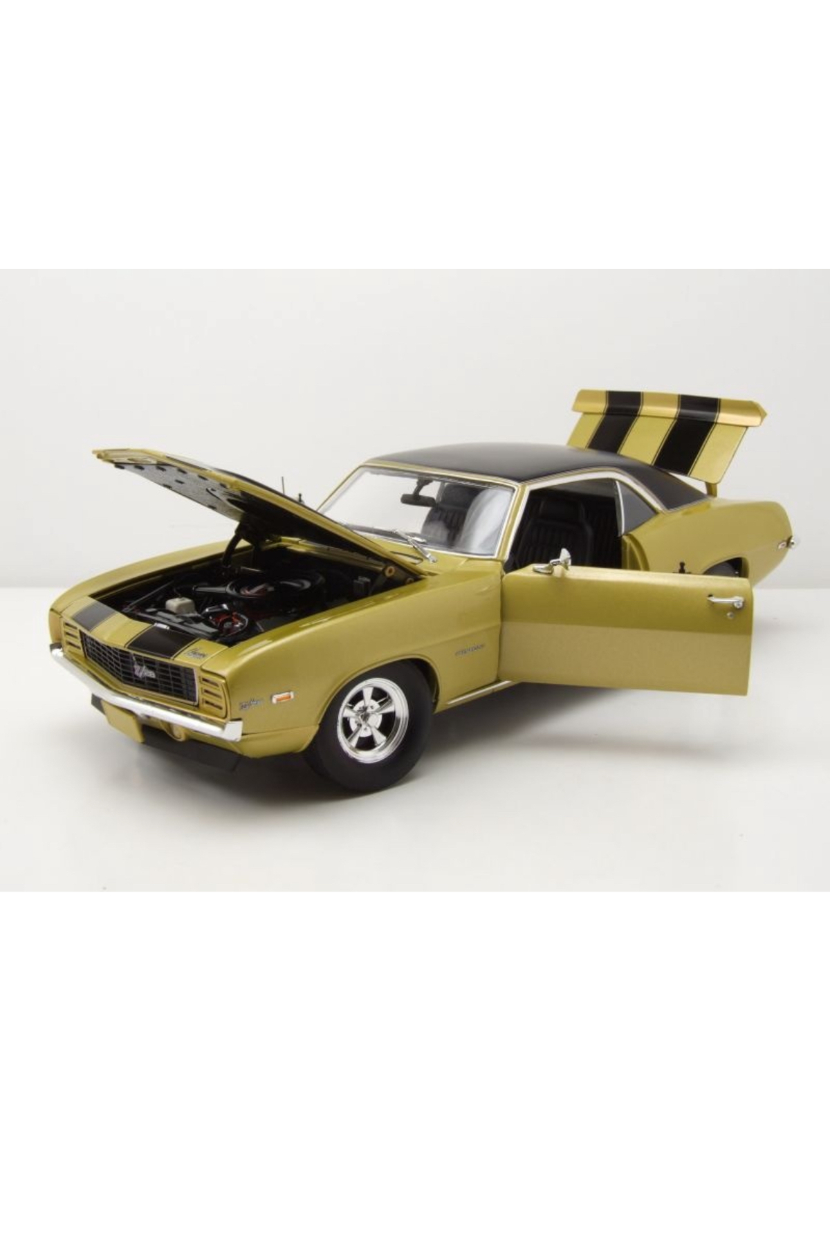 مدل خودرو بزرگراه 61 – 1:18 1969 شورولت کامارو Z28 PAWN STARS DIECAST MODEL CAR هدیه کتاب SYNOVERSE اورجینال Greenlight Collectibles