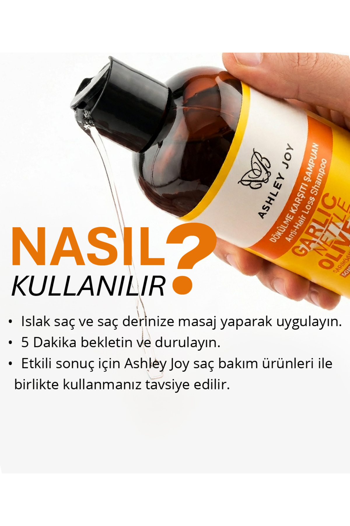 شامپو تقویت کننده با حجم 400 میل اشلی جوی Ashley Joy