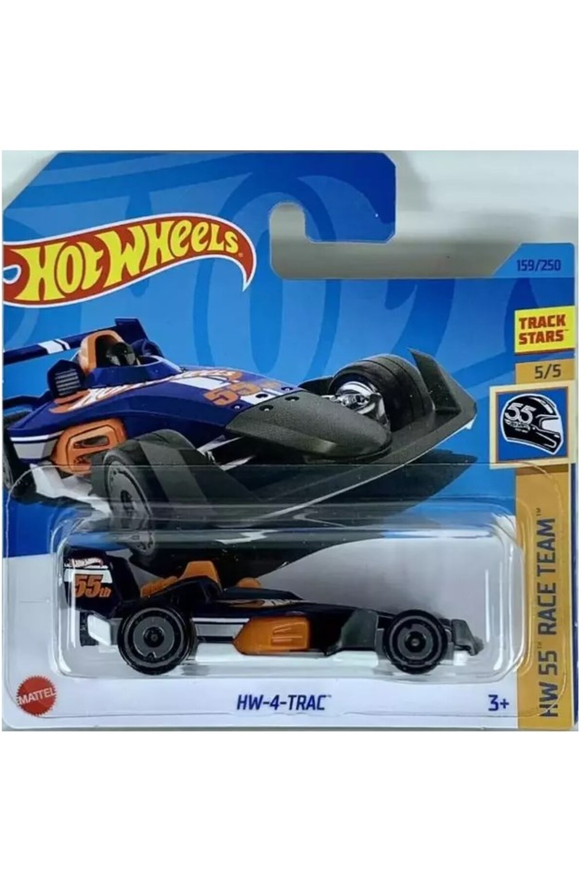 ماشین اسباب بازی چرخ دستی های تکی HW 4 TRAC HKG50 از ترکیه HOT WHEELS