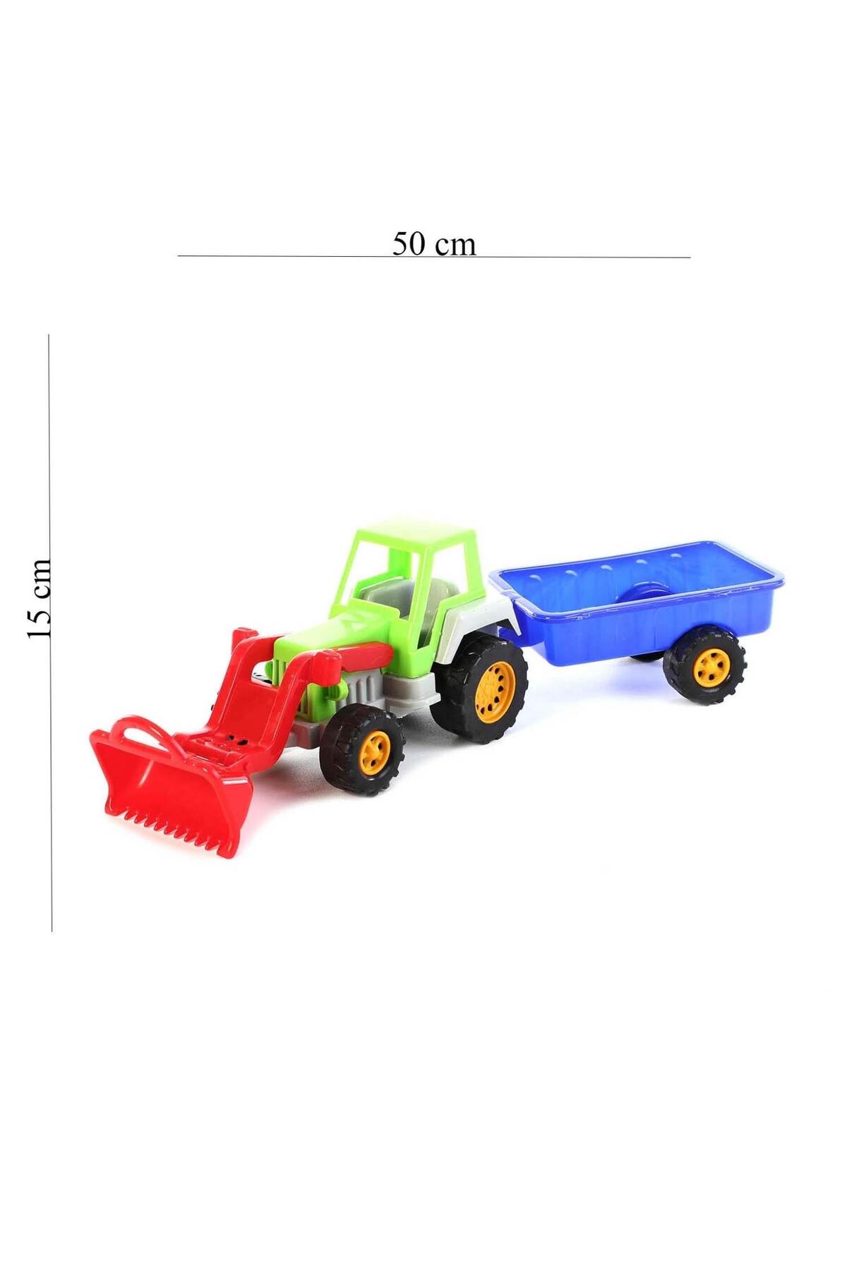 ماشین اسباب بازی UCAR KID BUCKET TRAILER TRACTOR 3B Uçar Oyuncak