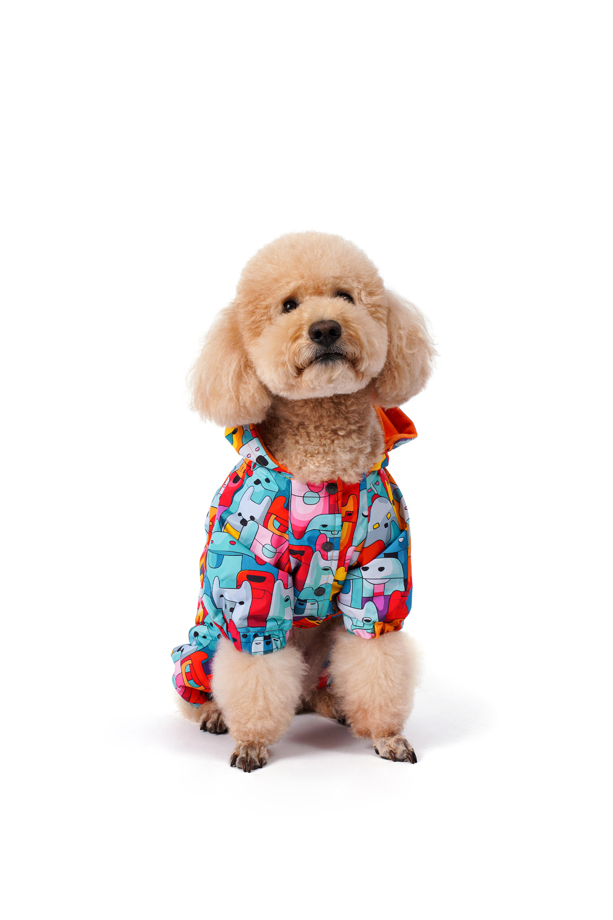 لباس یکسره سگ فورامور fouramour Colorful Robodogs، مدل UDOCR17010 نارنجی