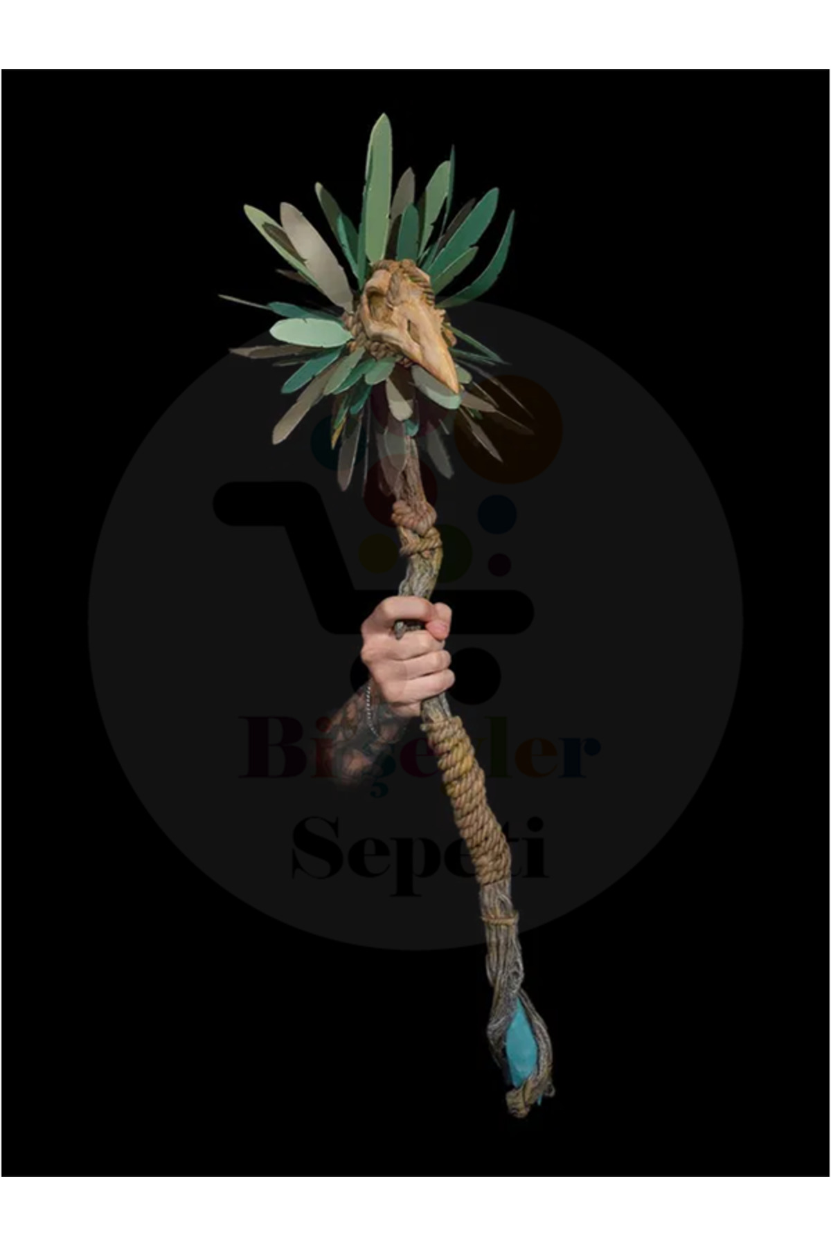 فیگور میله مقدس DRUID'S QUARTERSTAFF INFUSED WITH THE POWER OF NATURE 78 سانتی متر اندازه غول پیکر Bi'şeyler Sepeti